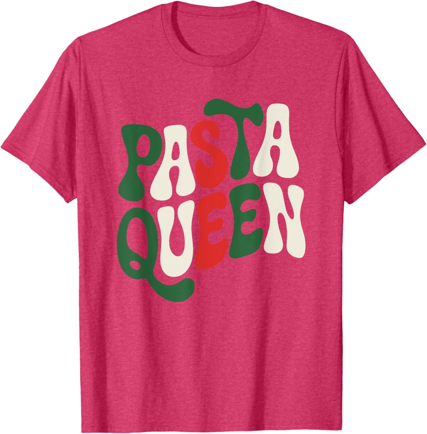 Pasta Queen T-Shirt for Pasta Lovers - Cute Italian Spaghetti Design - 15