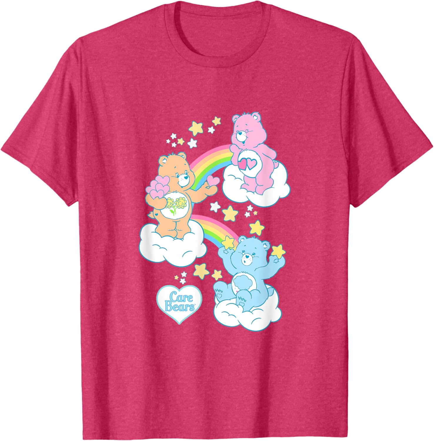 Care Bears Rainbow Kingdom Original Bear T-Shirt for Fun Stylish Wear - 11