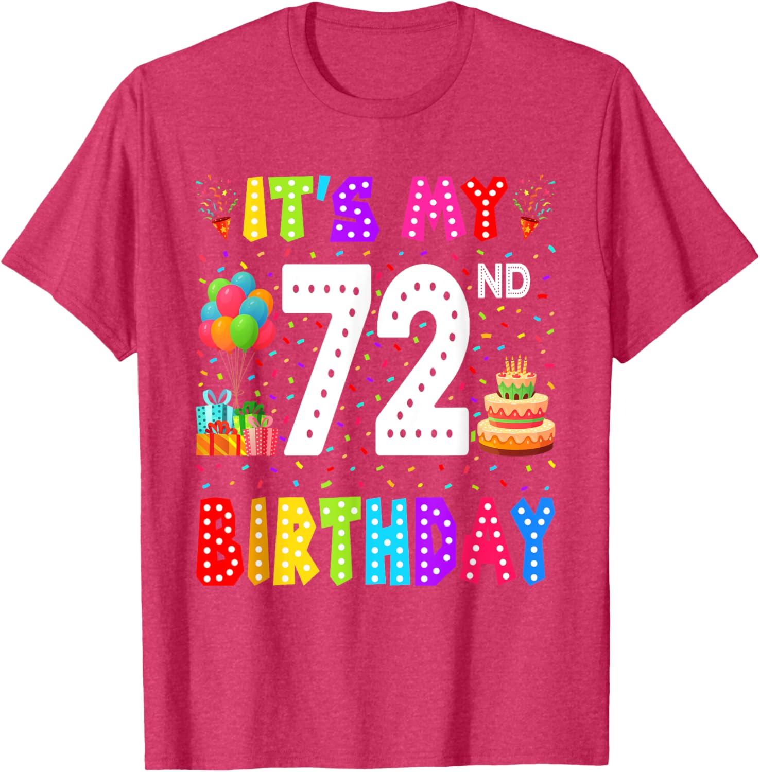 Funny 72nd Birthday T-Shirt for Men and Women - Perfect Gift Idea - 24