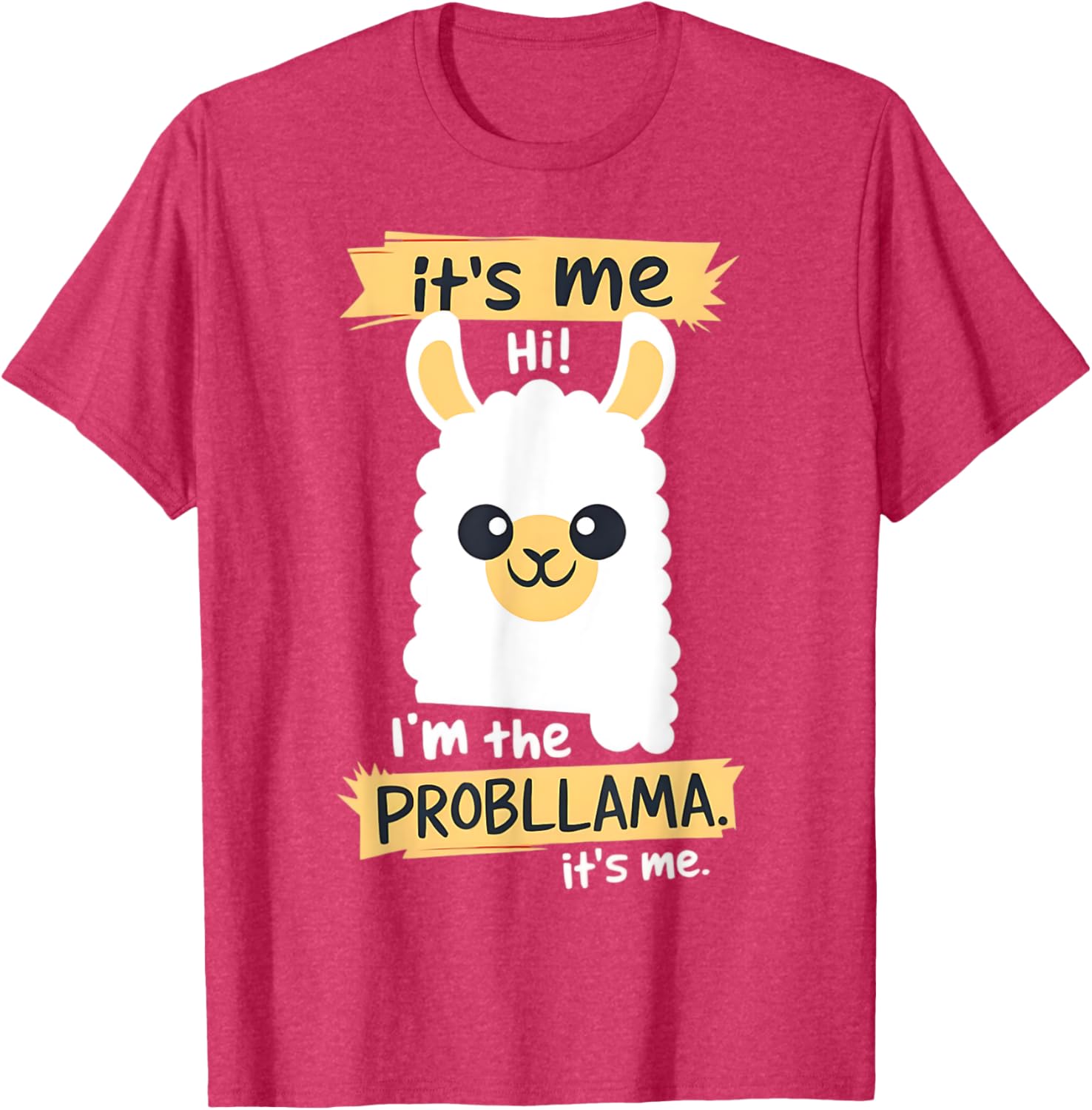 Funny Probllama Llama Pun T-Shirt for Animal Lovers and Humor Fans - 21