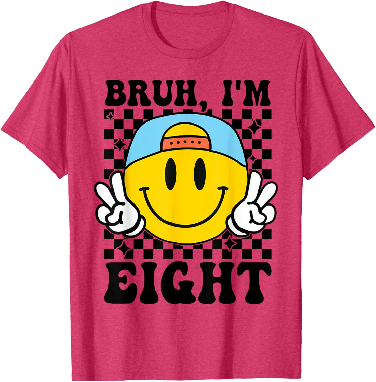 Groovy 8th Birthday T-Shirt for Boys and Girls Fun Gift Idea - 18