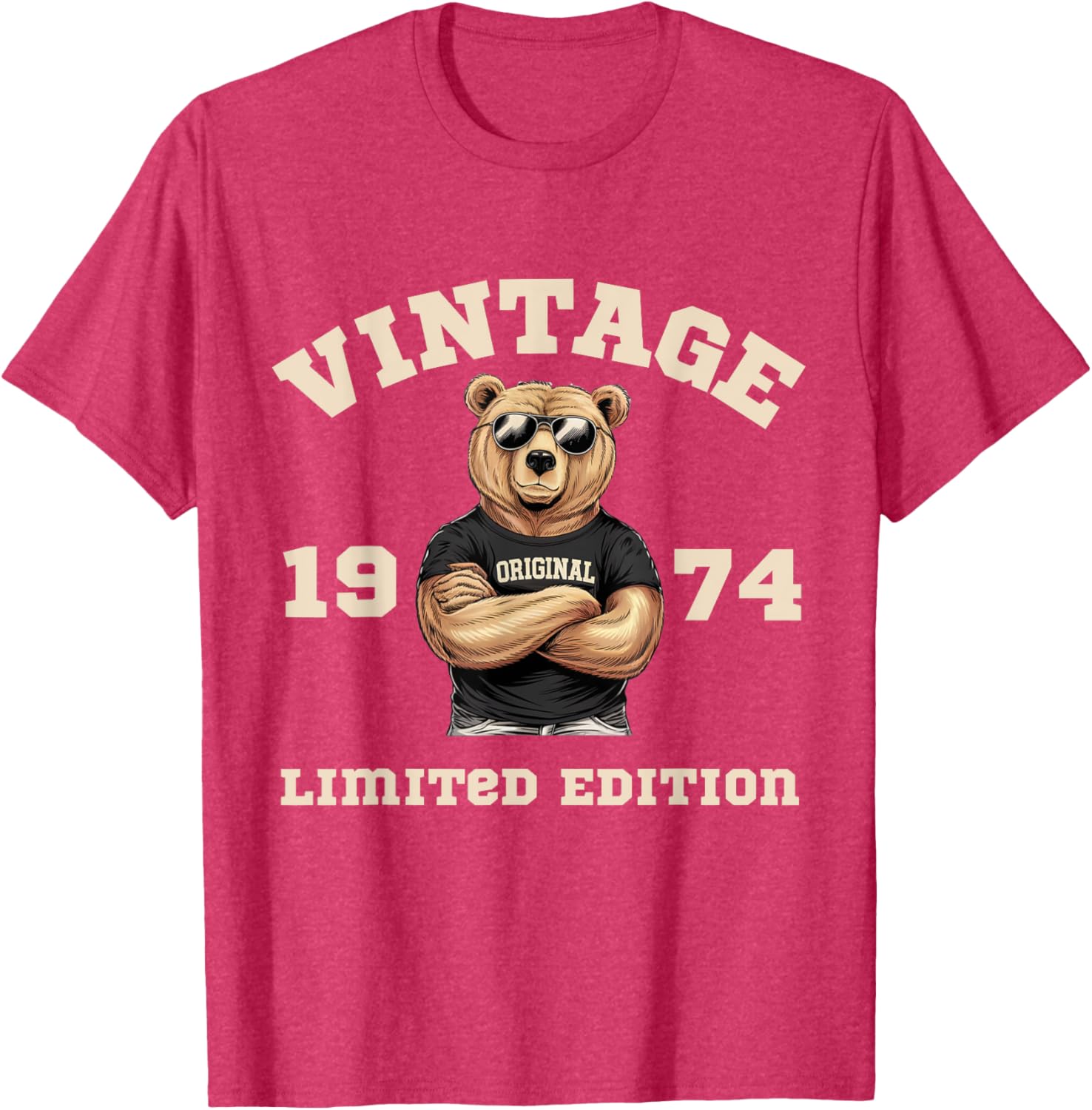 Mens Vintage 51st Birthday Teddy Bear T-Shirt 1974 Gift Idea - 4