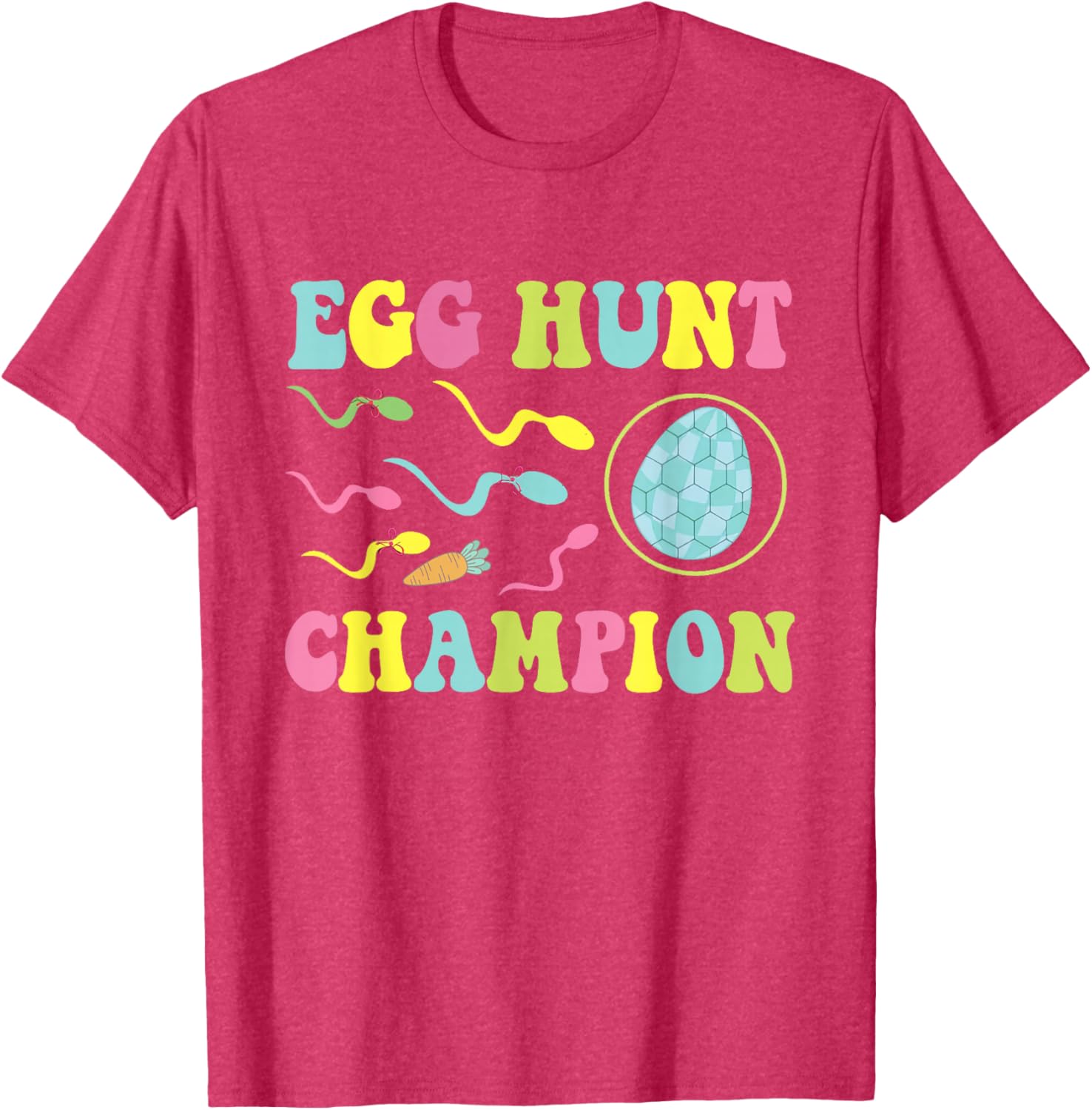 Funny Dad Easter Pregnancy Announcement T-Shirt for Egg Hunt Champions - 3