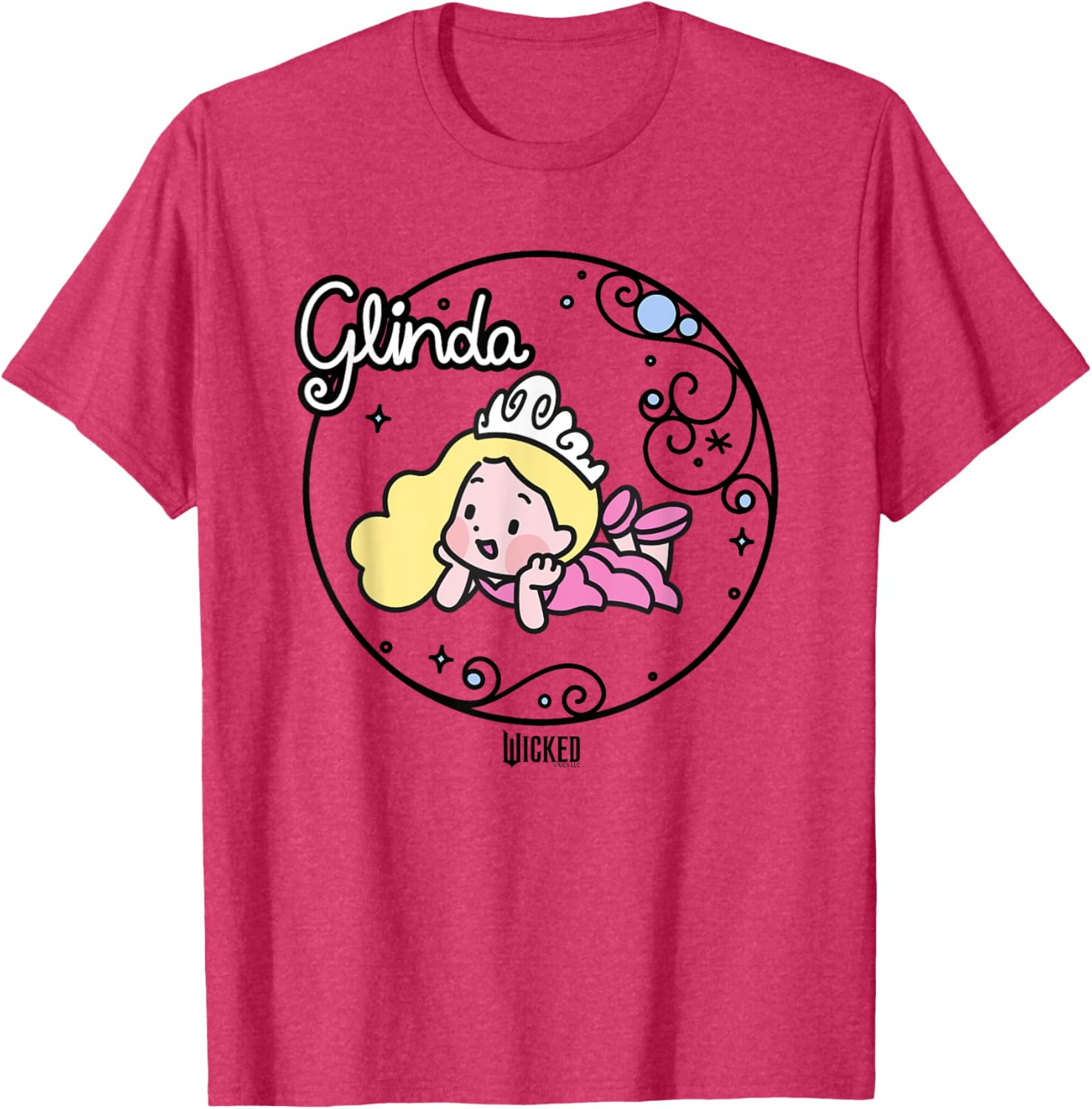 Wicked Glinda Daydreaming Cartoon T-Shirt for Fun Fashion Lovers - 9