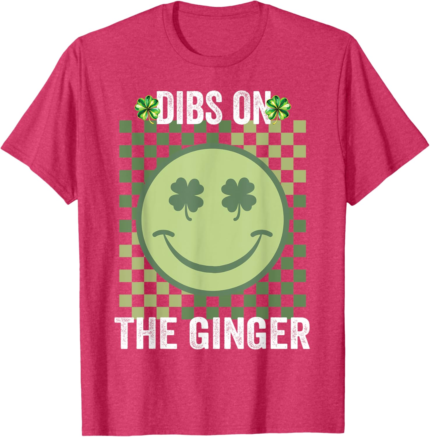 Dibs on the Ginger St Patrick's Shamrock T-Shirt for Women and Girls - 8