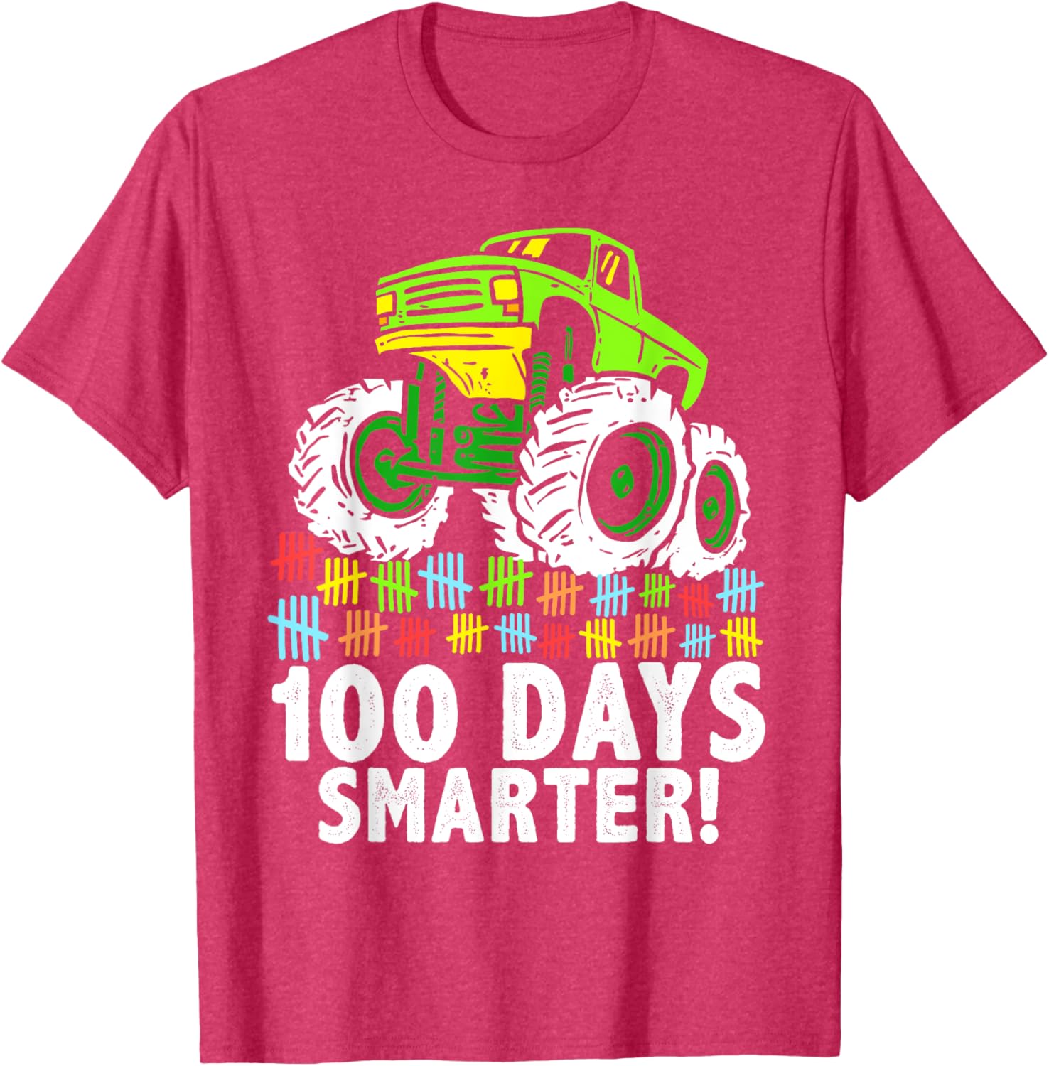 100 Days of School Monster Truck T-Shirt for Boys Fun and Stylish - 17
