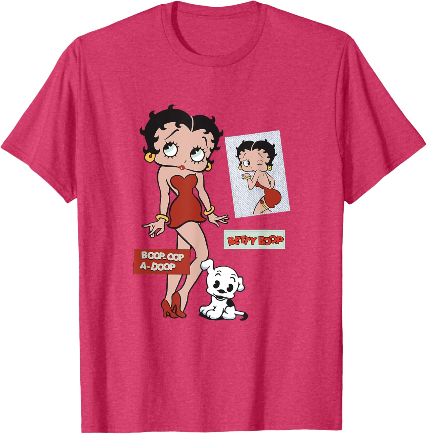 Betty Boop Picture Perfect Patches T-Shirt for Fun Fashion Lovers - 12
