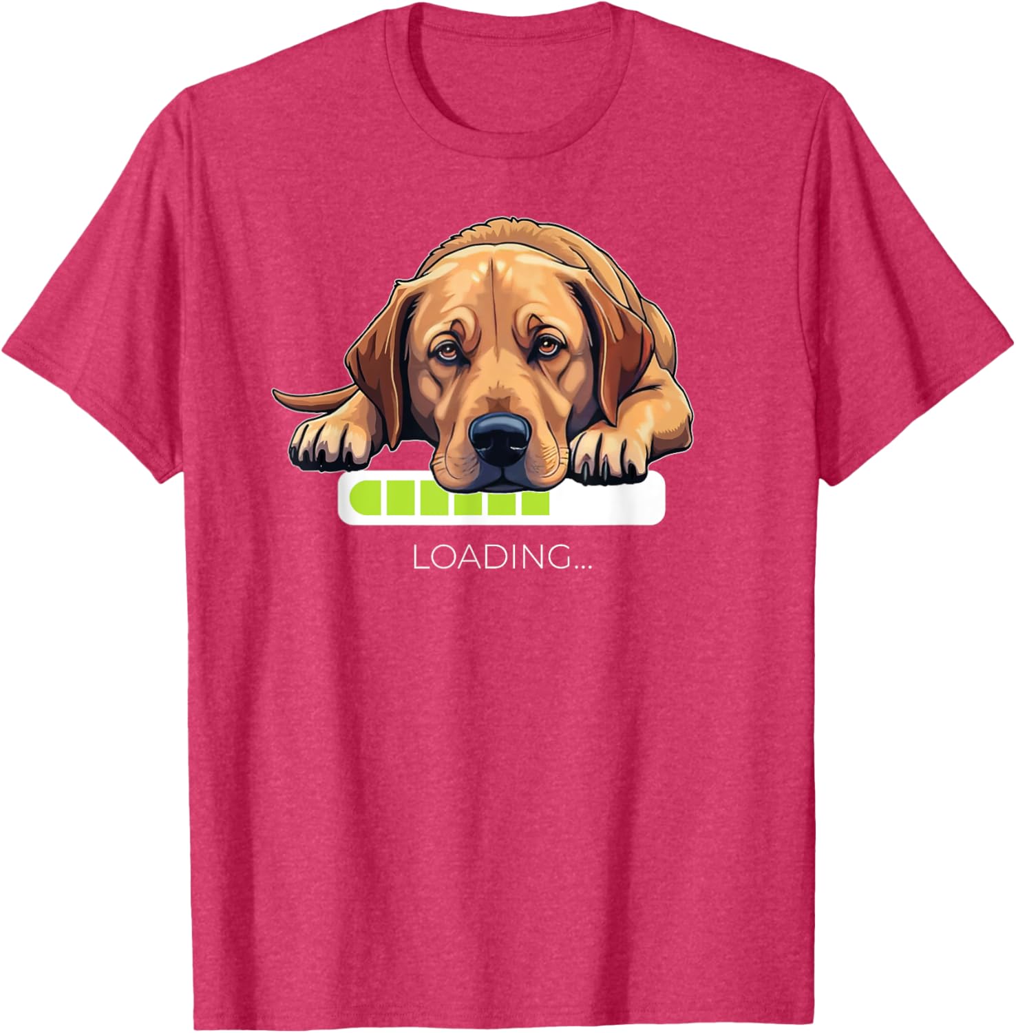 Labrador Retriever Dog Loading Graphic T-Shirt for Dog Lovers - 3