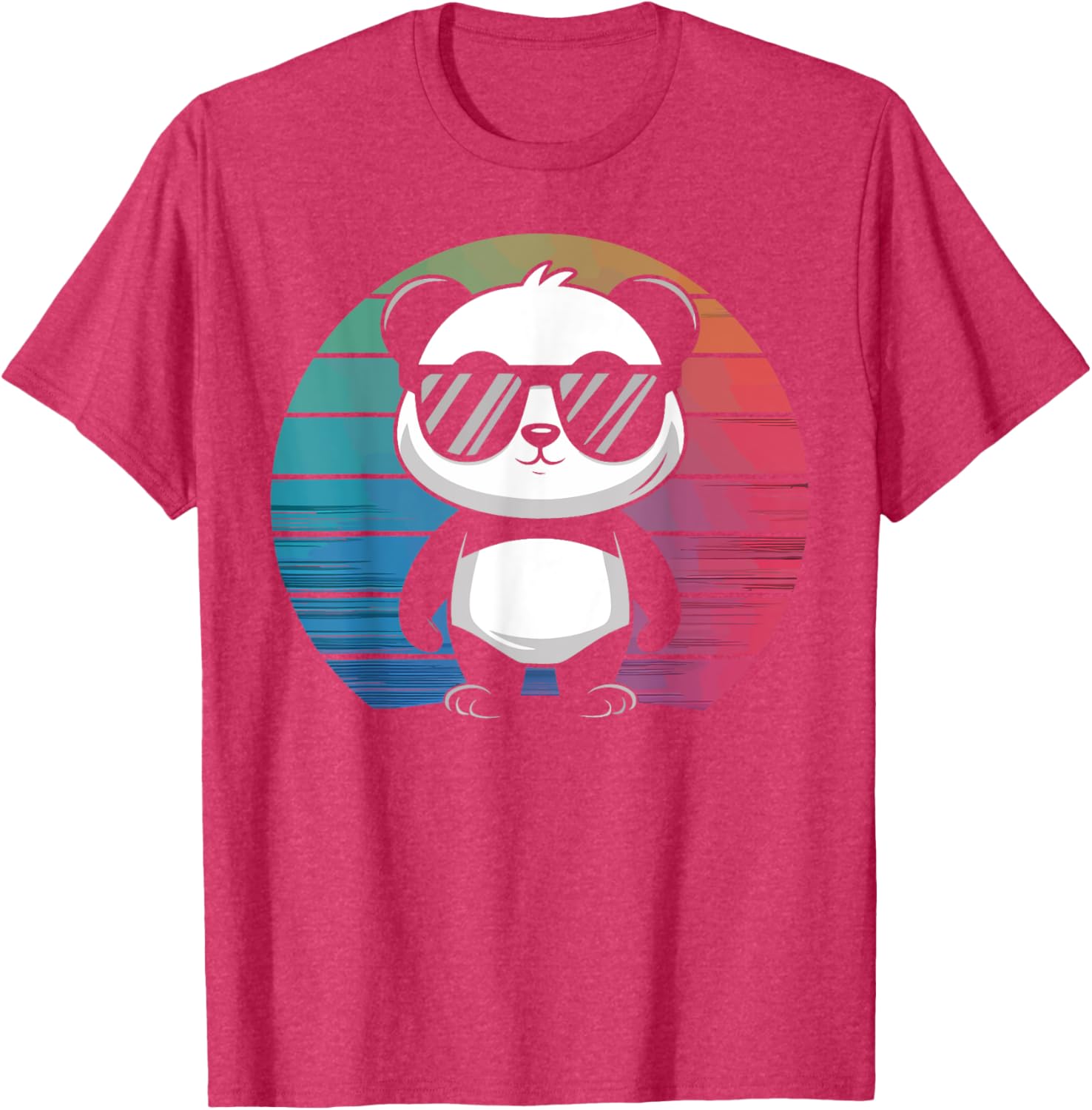 Retro Panda T-Shirt with Sunglasses for Chill Vibes and Fun Style - 11