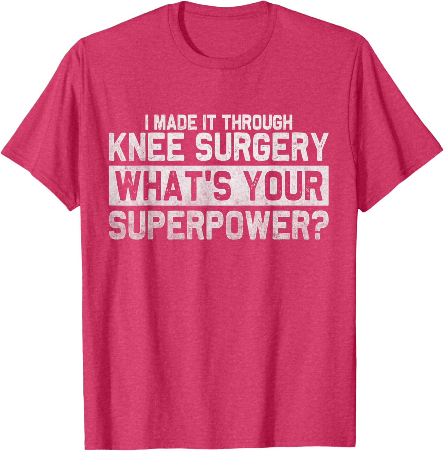 Funny Knee Replacement Recovery T-Shirt for Broken Knee Surgery Recovery - 8