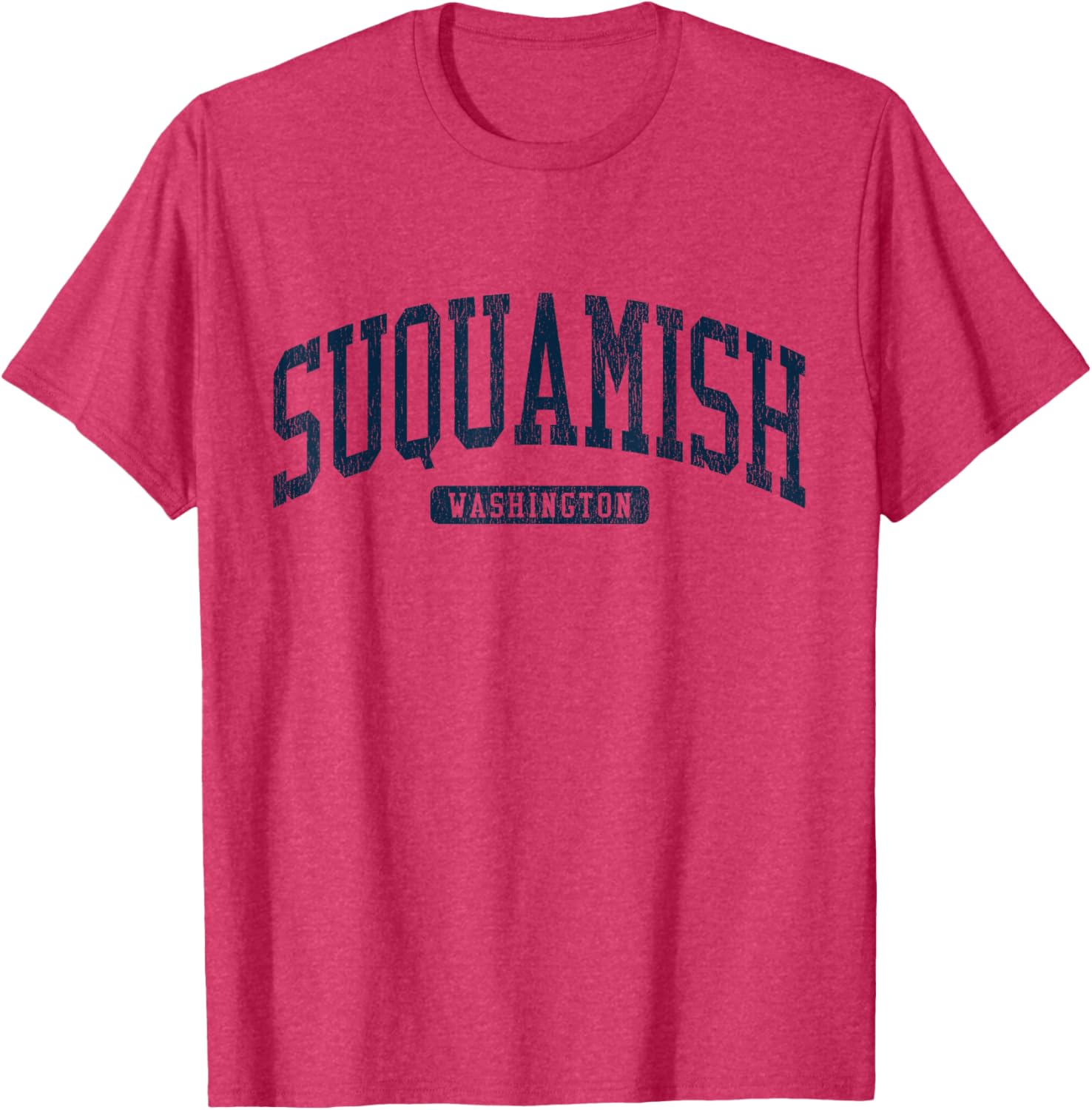 Suquamish Washington College University Blue T-Shirt for Casual Wear - 8