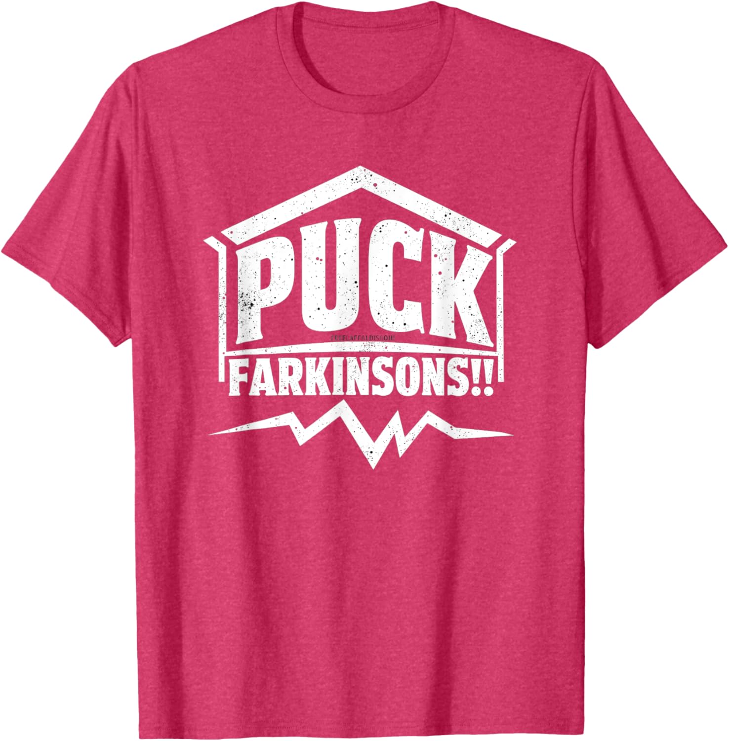 Humor Parkinson's Awareness Puck Farkinsons T-Shirt for Support and Style - 12