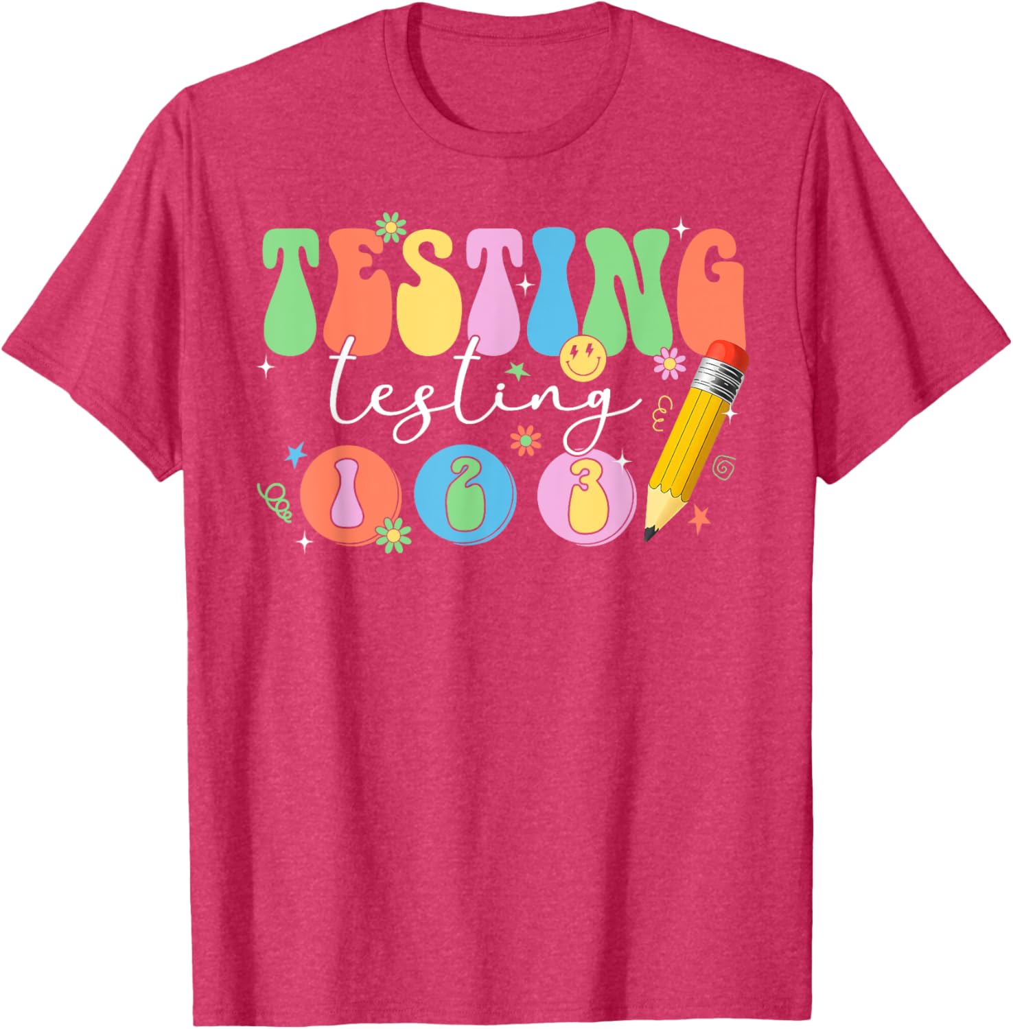 Test Day STAAR Exam Teacher Student T-Shirt for Fun Classroom Spirit - 6