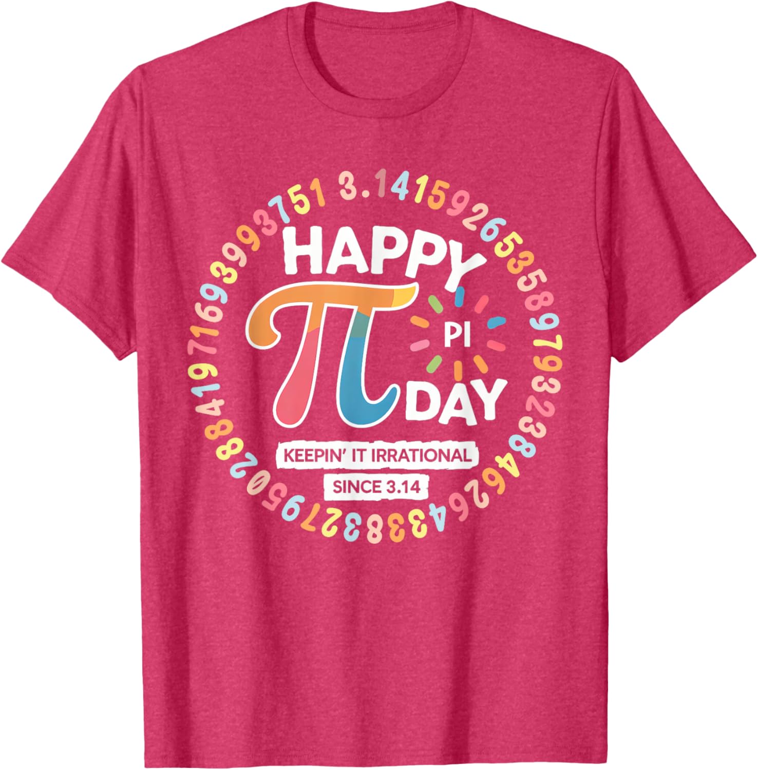 Vintage Happy Pi Day T-Shirt for Math Lovers, Teachers, and Kids - 1