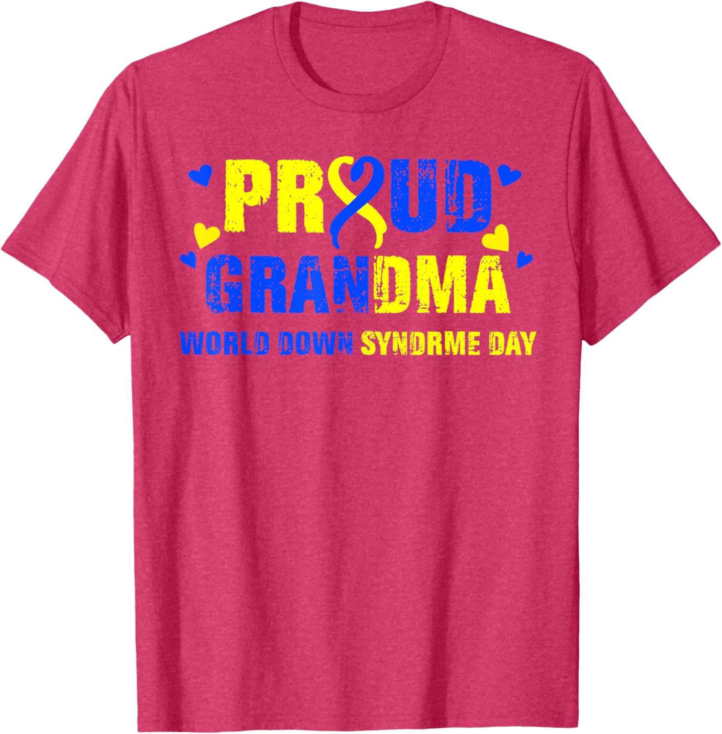 Down Syndrome Grandma Awareness T-Shirt for Proud Family Members - 22