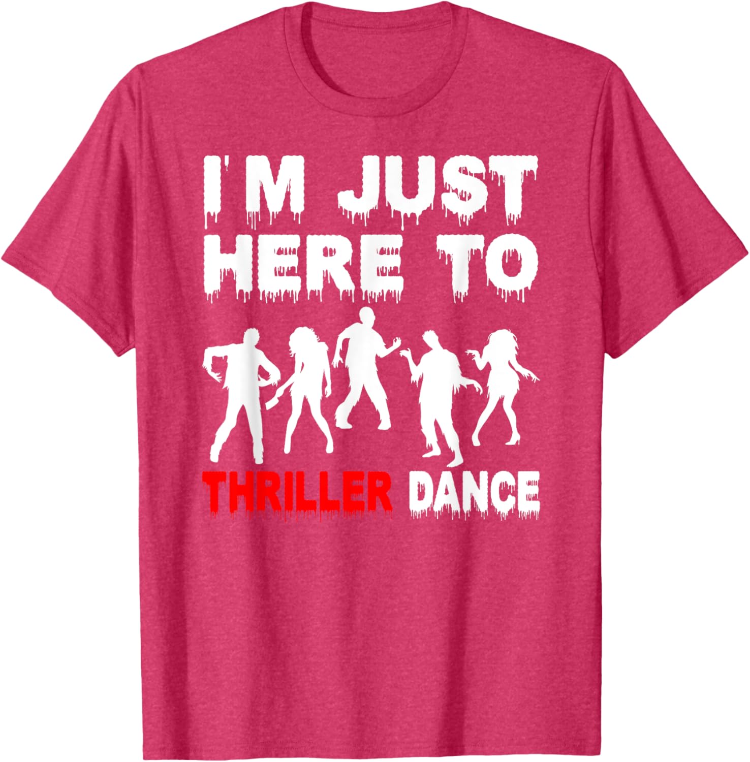 Funny Zombie Thriller Dance T-Shirt for Halloween Fun and Festivities - 26