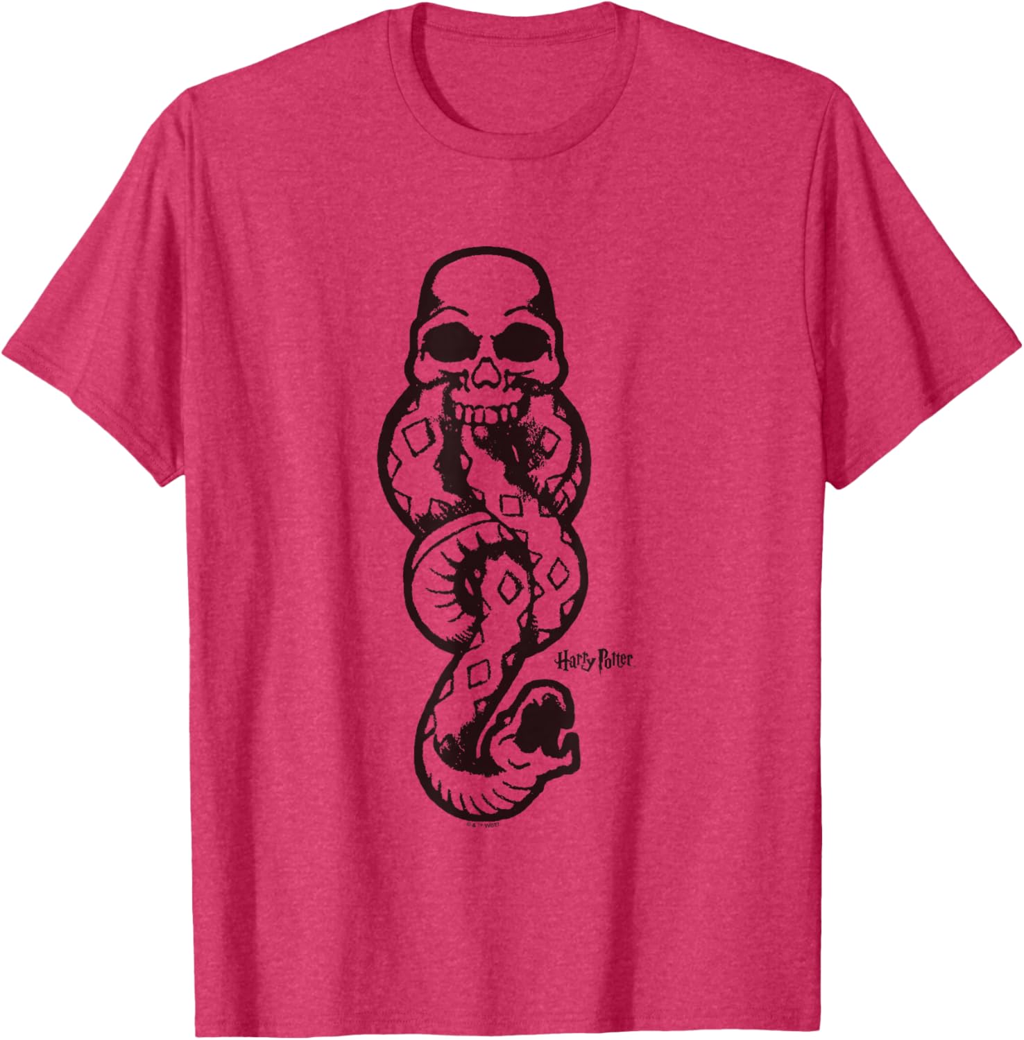 Harry Potter Dark Mark Tonal Logo T-Shirt for Fans of the Wizarding World - 5