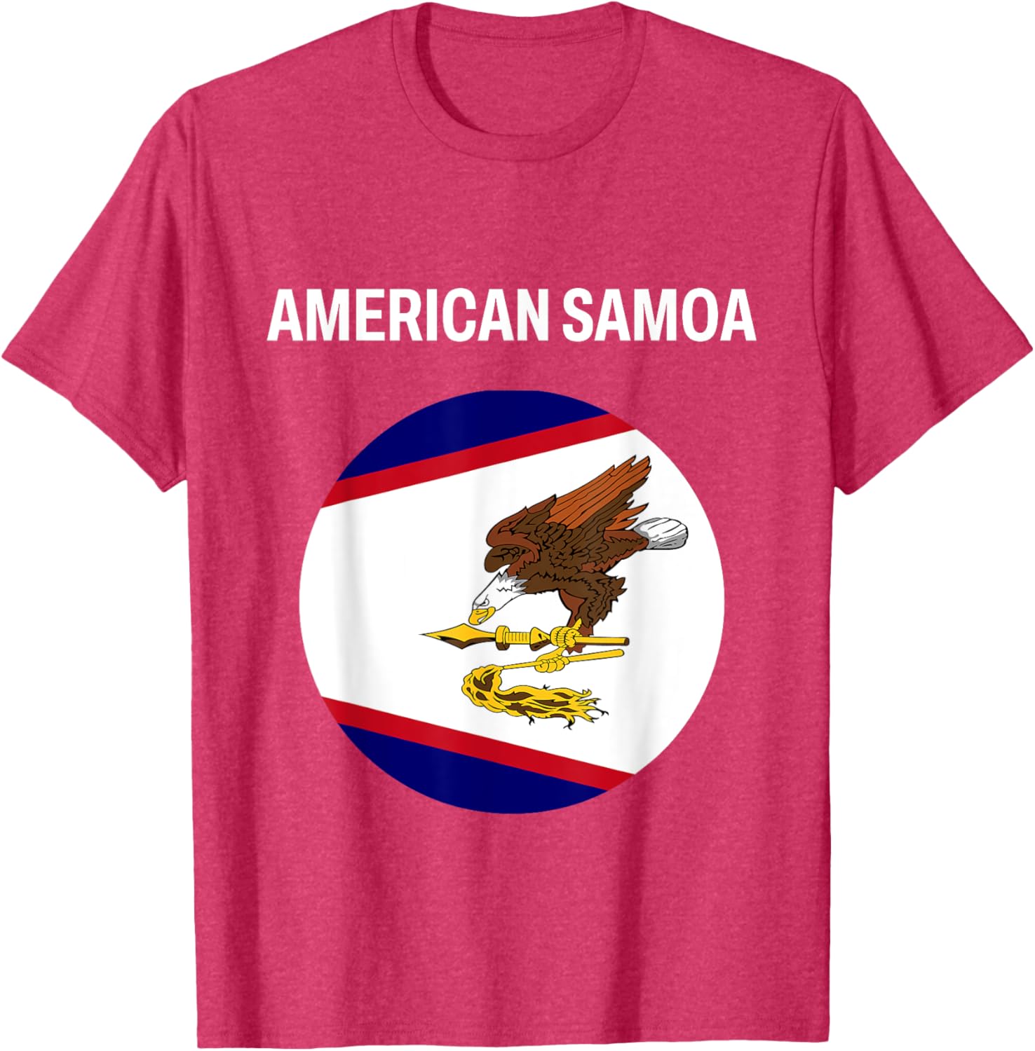 American Samoa Flag Modern T-Shirt for Stylish Casual Wear - 16