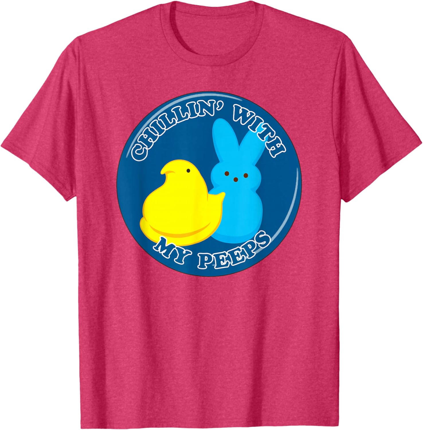 Peeps Easter Chillin' With My Peeps Classic Duo T-Shirt for Fun Celebrations - 1