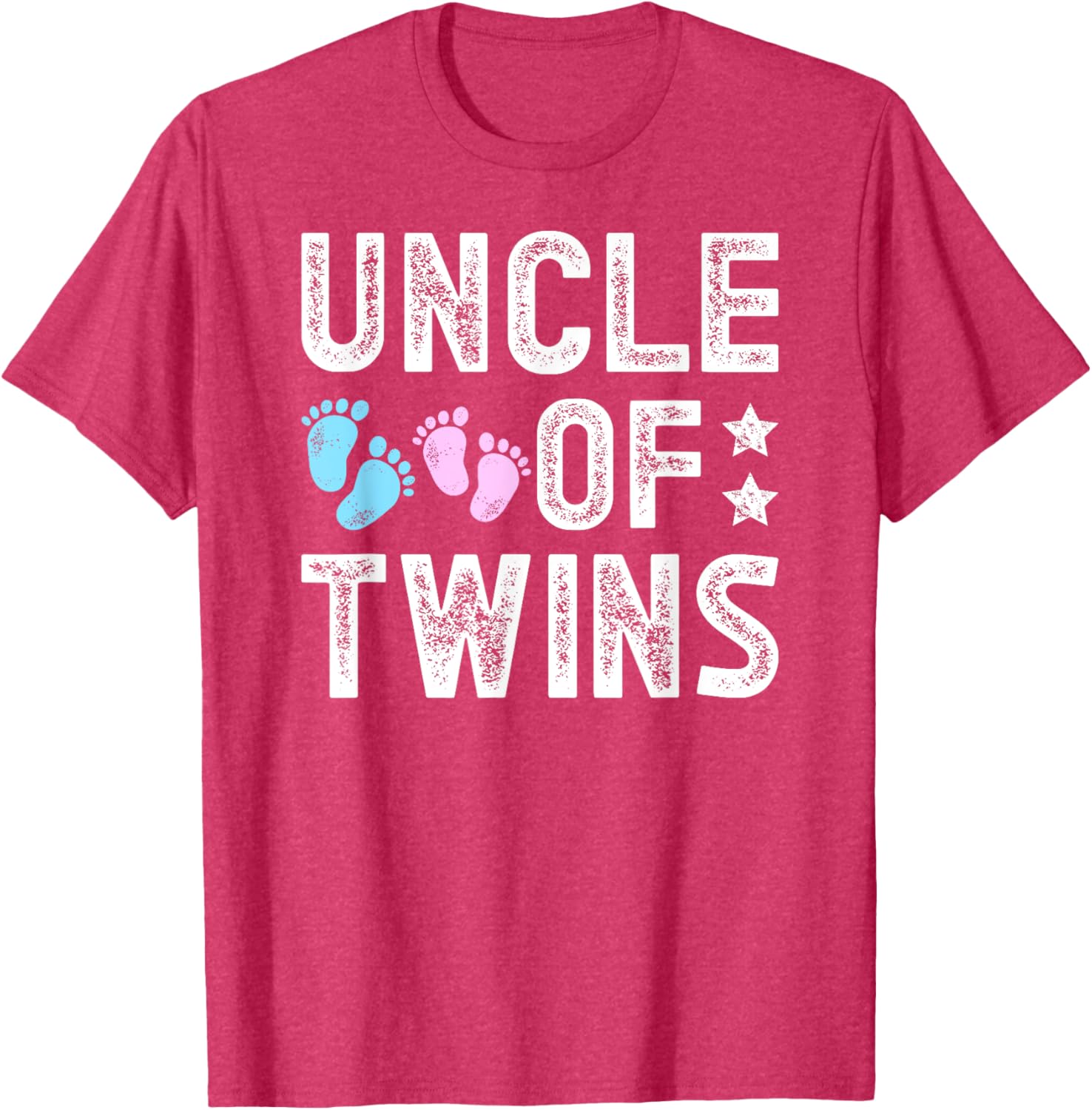 Proud Twin Uncle T-Shirt for Uncles of Twins - Fun and Stylish Design - 2