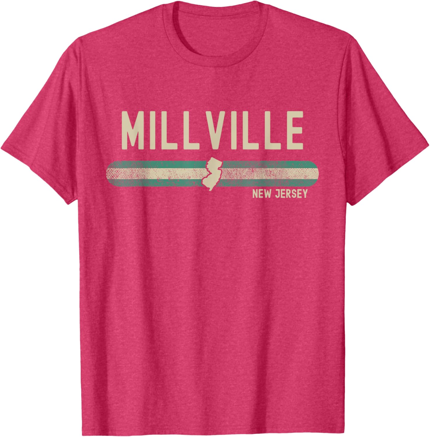 Millville NJ 80s Style T-Shirt for Nostalgic Travel Enthusiasts - 1