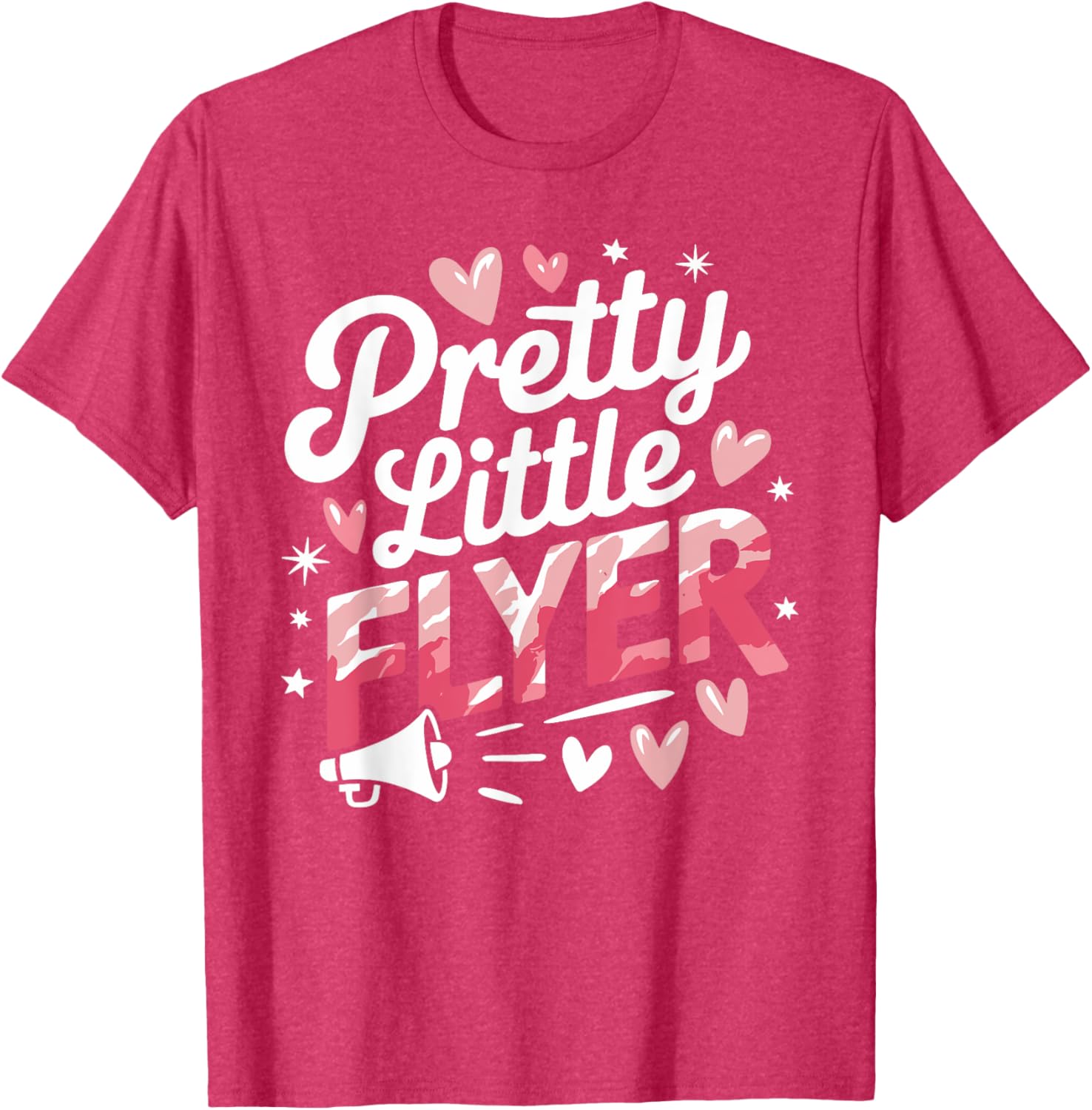 Pretty Little Flyer Cheerleader T-Shirt for Fans and Cheerleading Enthusiasts - 18