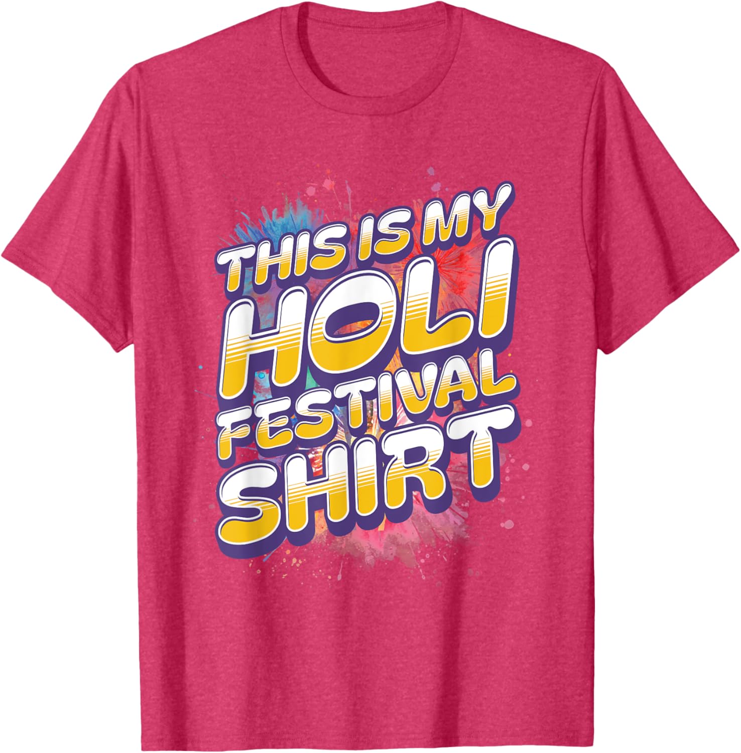 Colorful Holi Festival Shirt for Men and Women - Celebrate in Style - 19