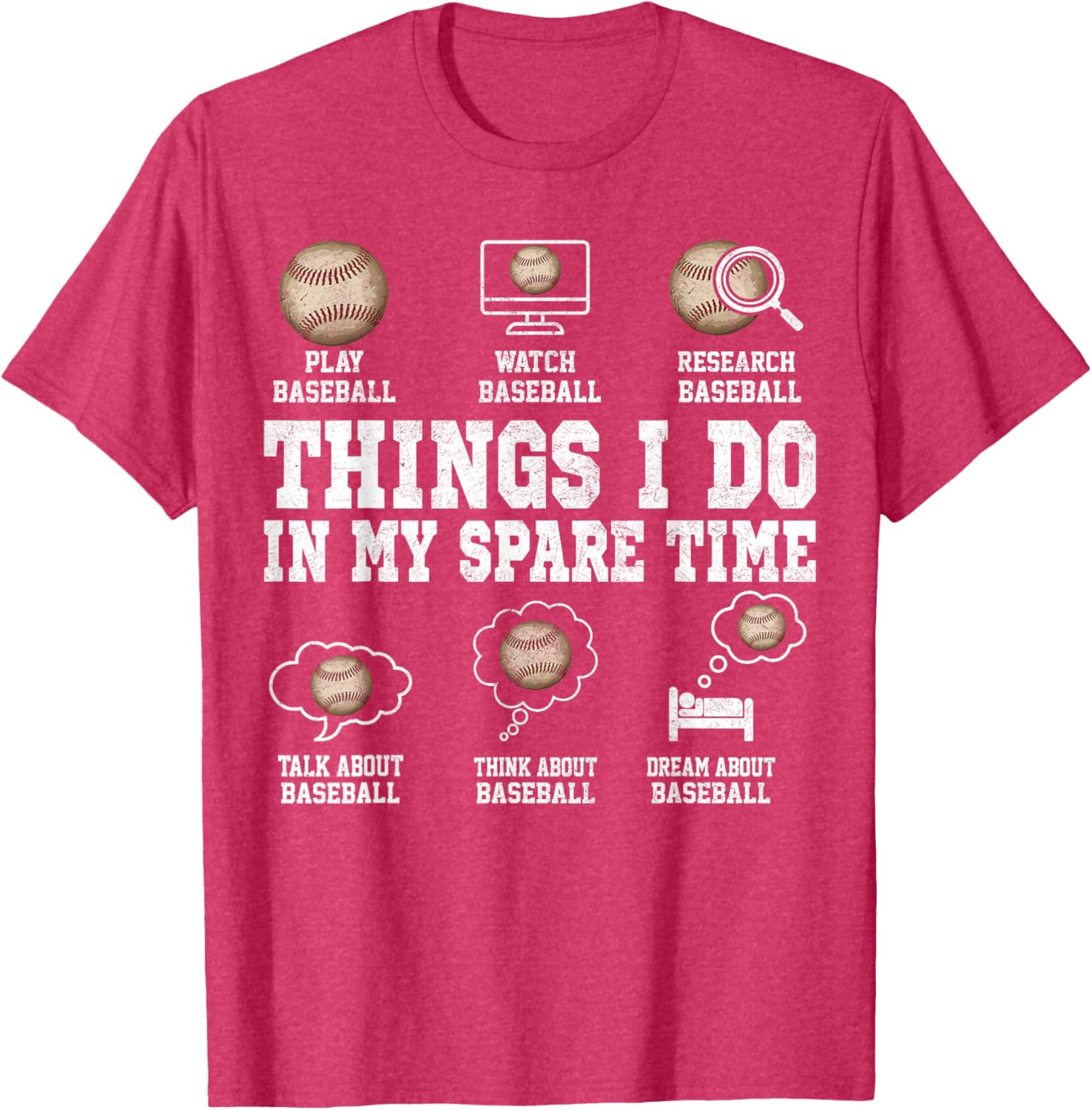 Funny Baseball Player T-Shirt for Fans Perfect for Spare Time Fun - 15