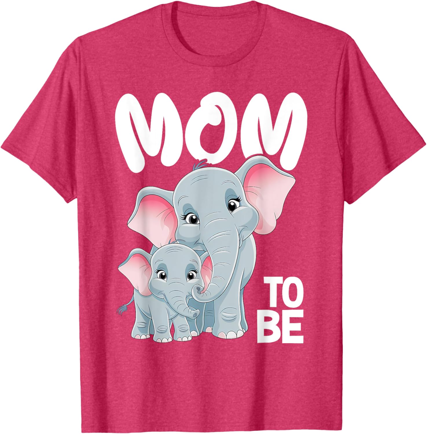Soon Mom to Be Elephants Baby Shower Gender Reveal T-Shirt for Women - 17