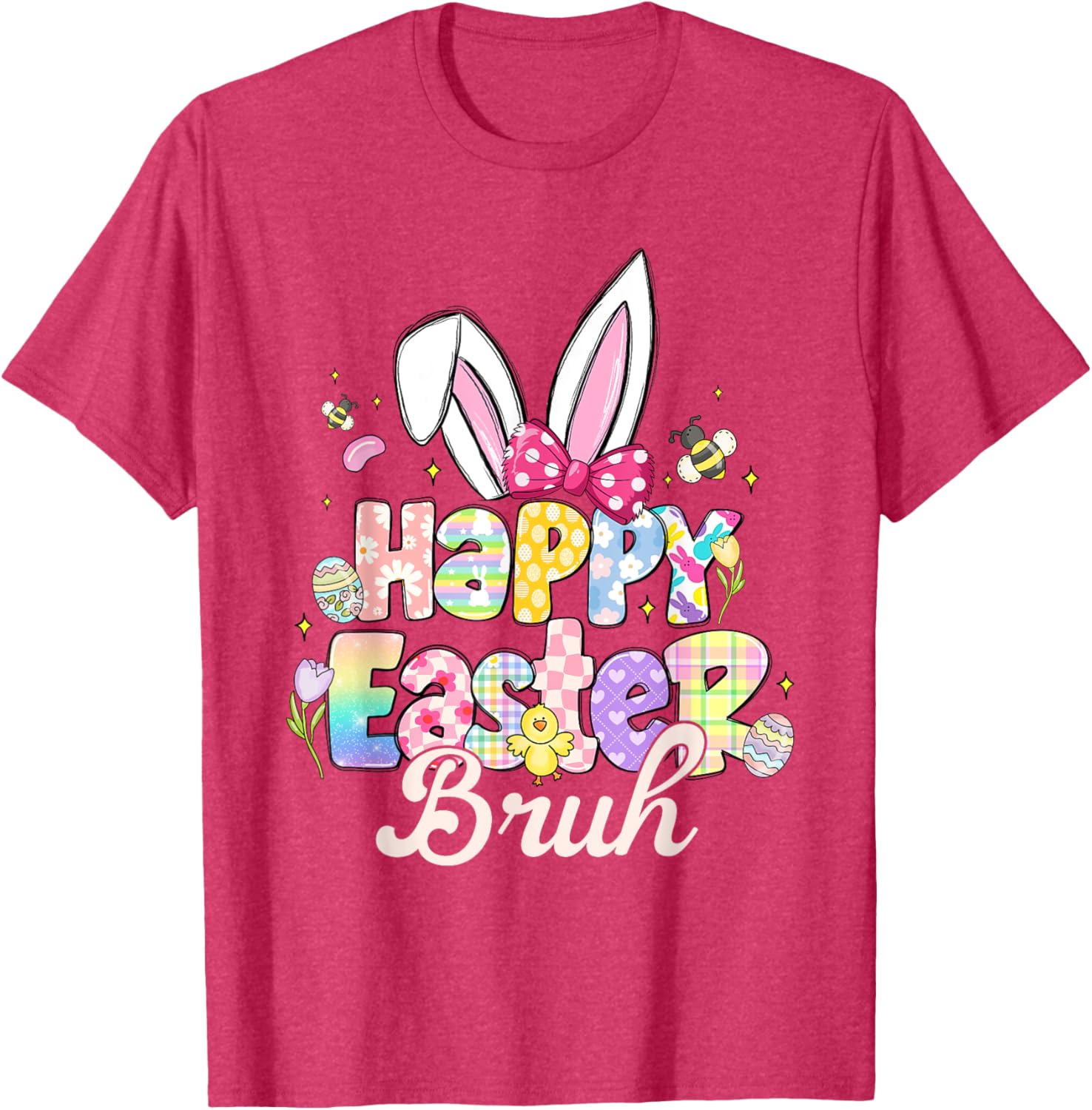 Funny Easter Bruh Meme T-Shirt for Bro Happy Spring Celebrations - 15
