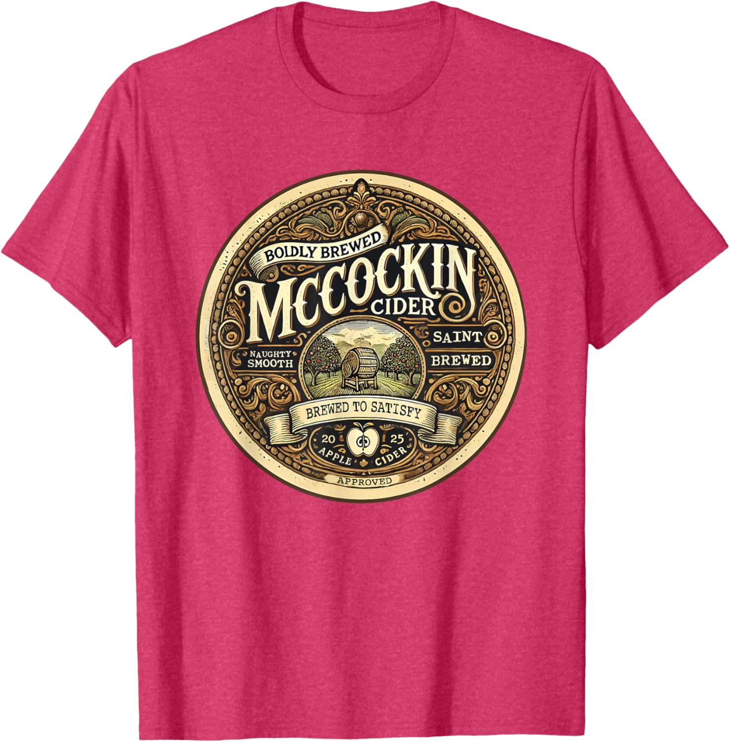 Funny Mccockin Cider St Patricks Day T-Shirt for Adults - Humor Apparel - 22