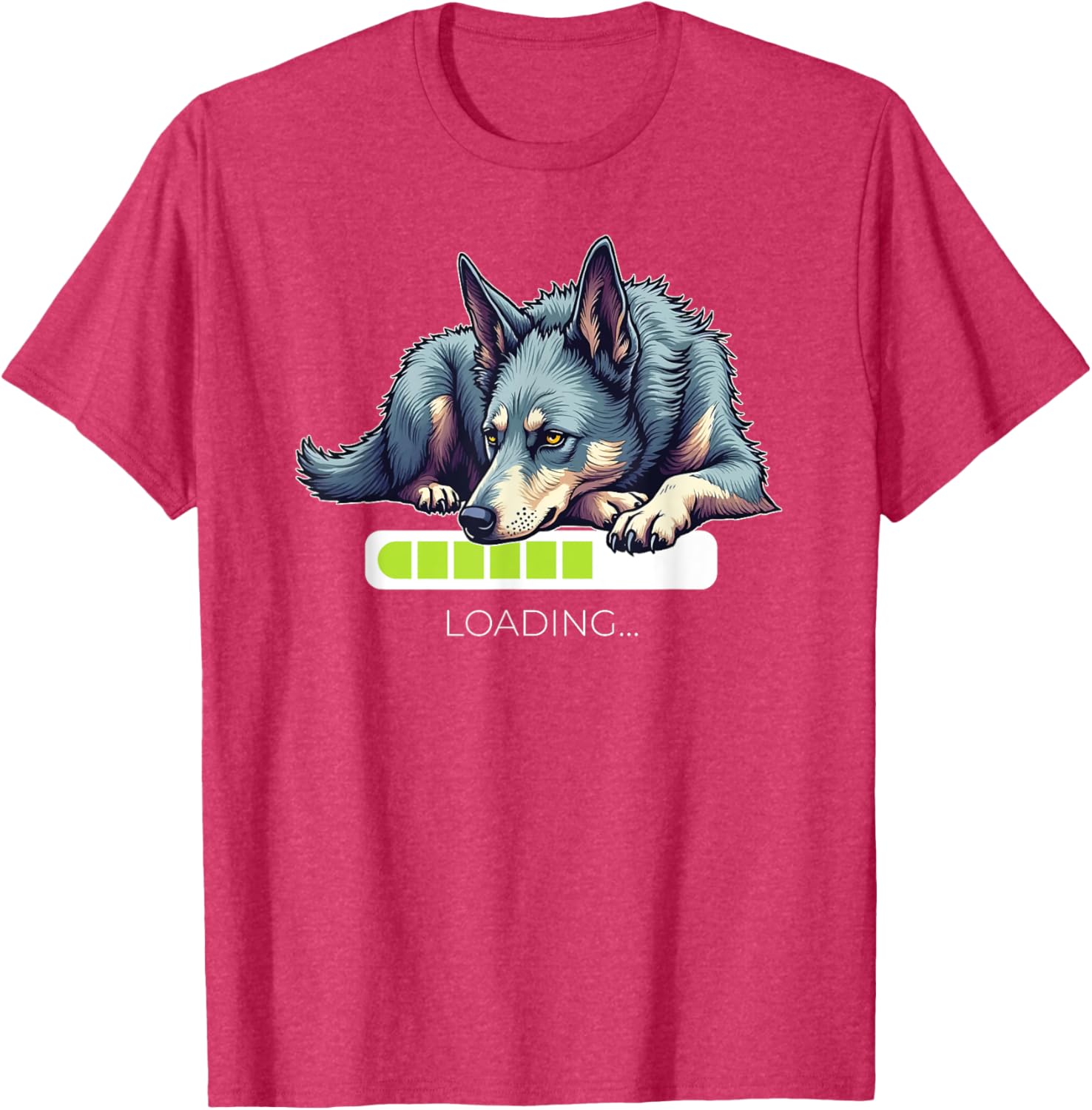 Australian Cattle Dog Red Blue Heeler Loading T-Shirt for Dog Lovers - 4