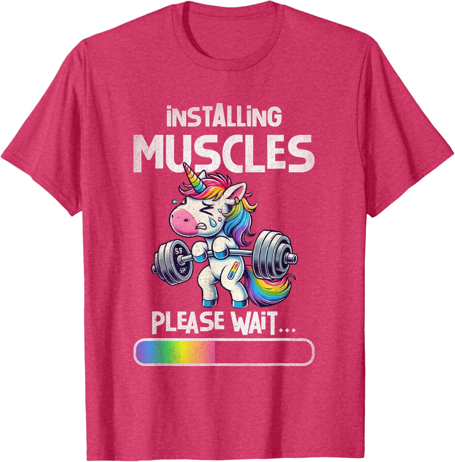 Funny Unicorn Weightlifting T-Shirt for Gym Lovers and Fitness Fans - 2