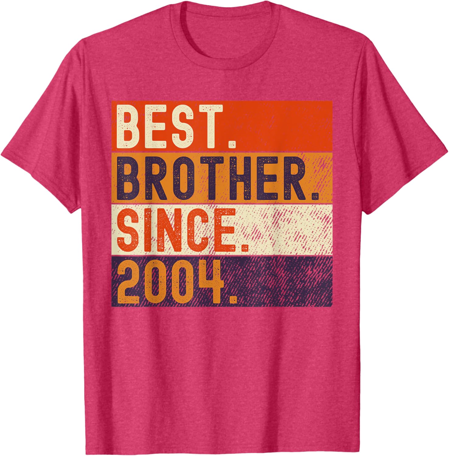 Vintage Best Brother Since 2004 Birthday T-Shirt for Family Celebrations - 9