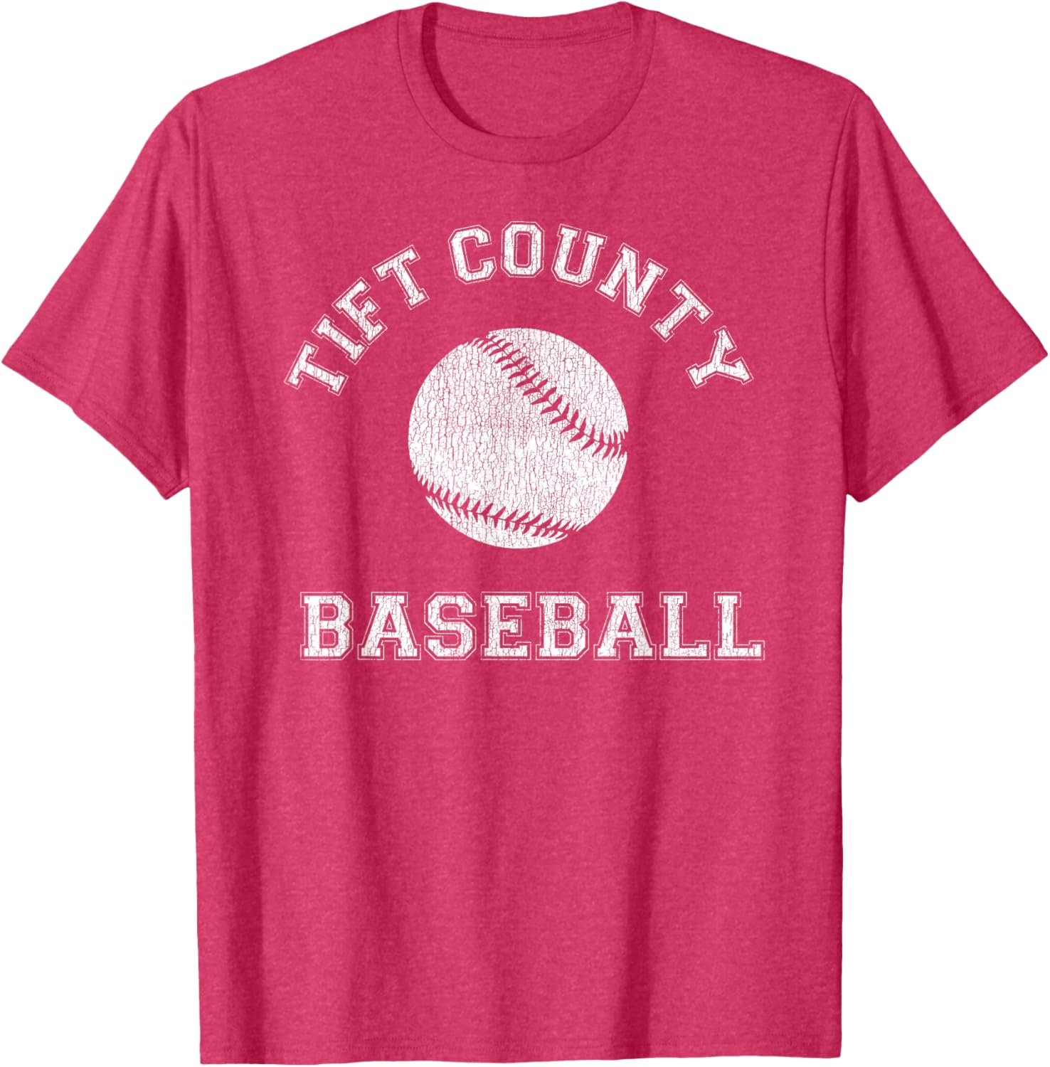 Tift County Baseball Distressed Retro Classic T-Shirt for Fans - 10
