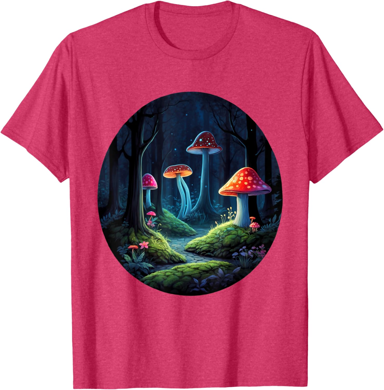 Magical Forest Mushrooms Kids T-Shirt | Whimsical Enchanting Design - 21