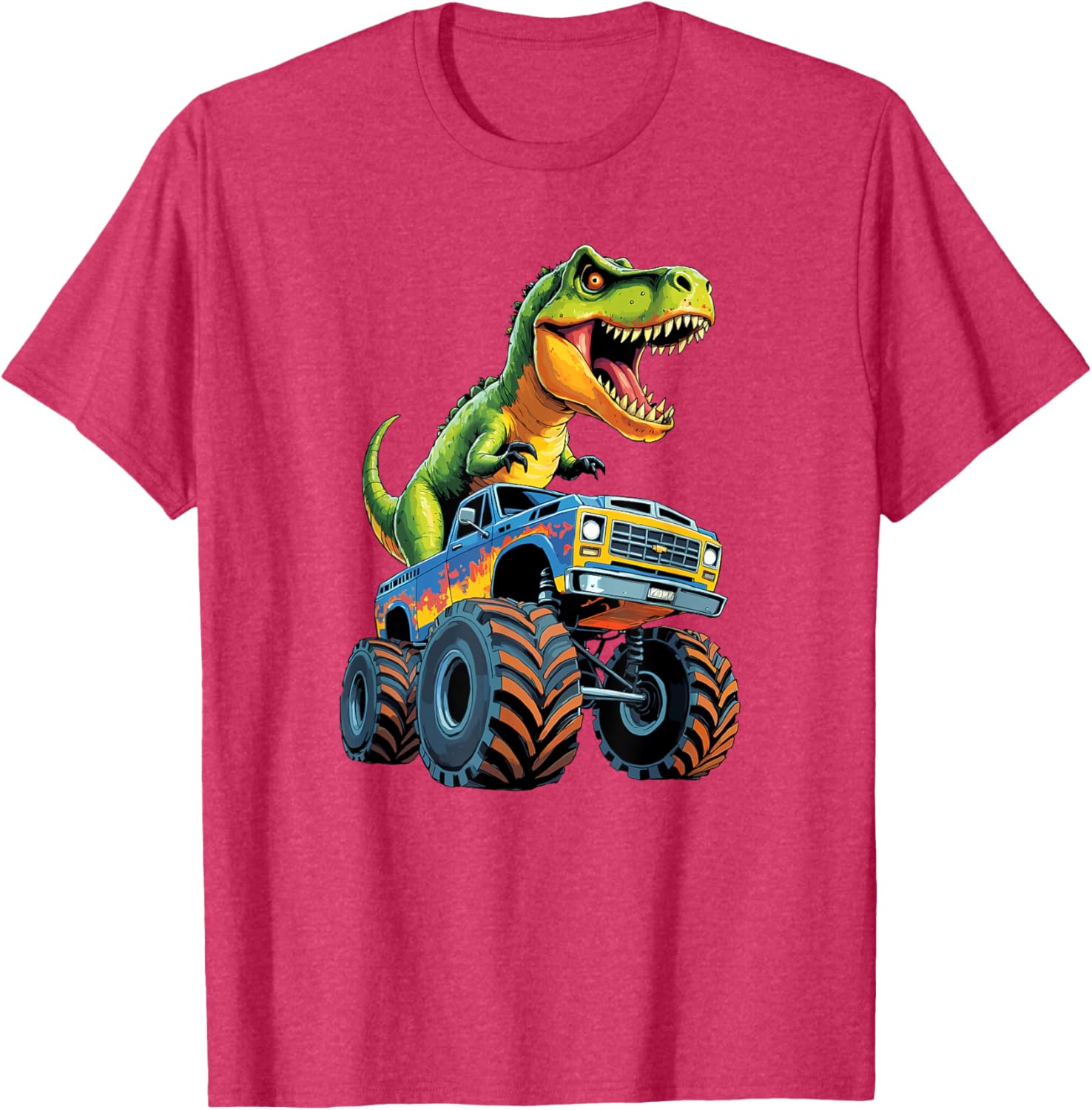 Monster Truck Dinosaur Birthday Party T-Shirt for Boys - Fun & Exciting! - 25