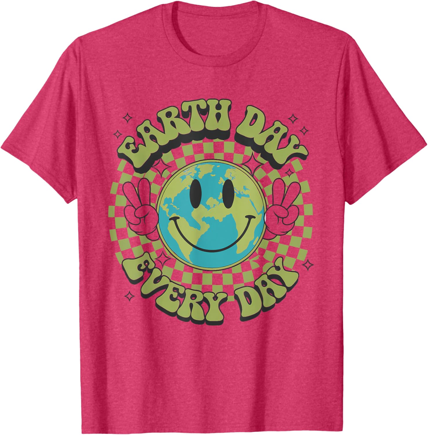 Funny Earth Day Everyday Hippie Planet T-Shirt for Men and Women - 6