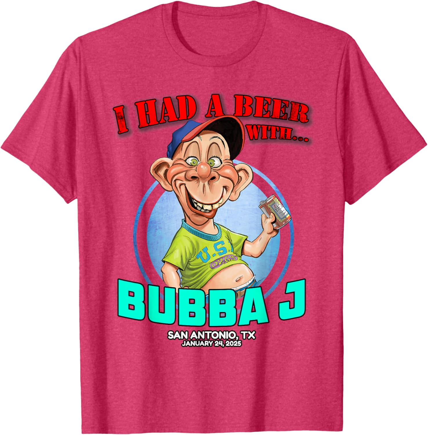Bubba J San Antonio TX 2025 T-Shirt for Fun and Stylish Casual Wear - 8