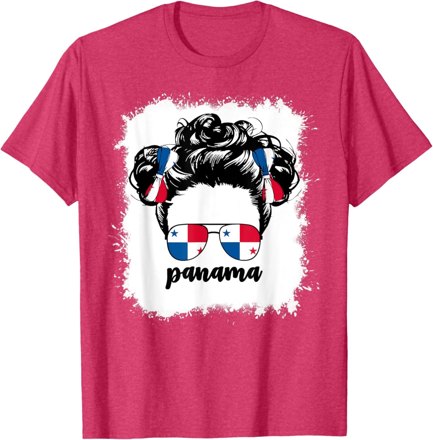 Panama Flag T-Shirt for Little Girls - Cute Toddler Latina Clothing - 1