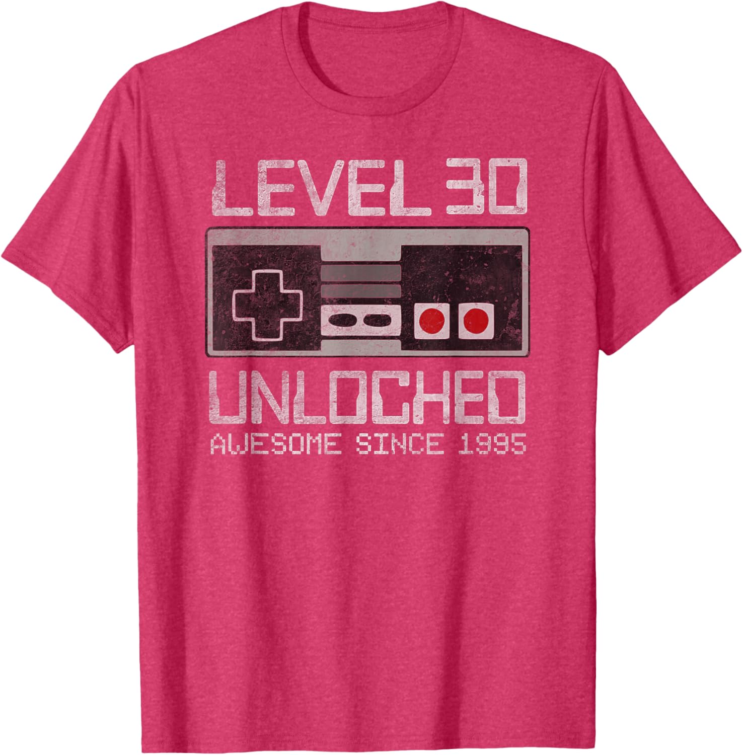 Level 30 Unlocked 30th Birthday Gamer T-Shirt for Men - Fun Gift Idea - 16
