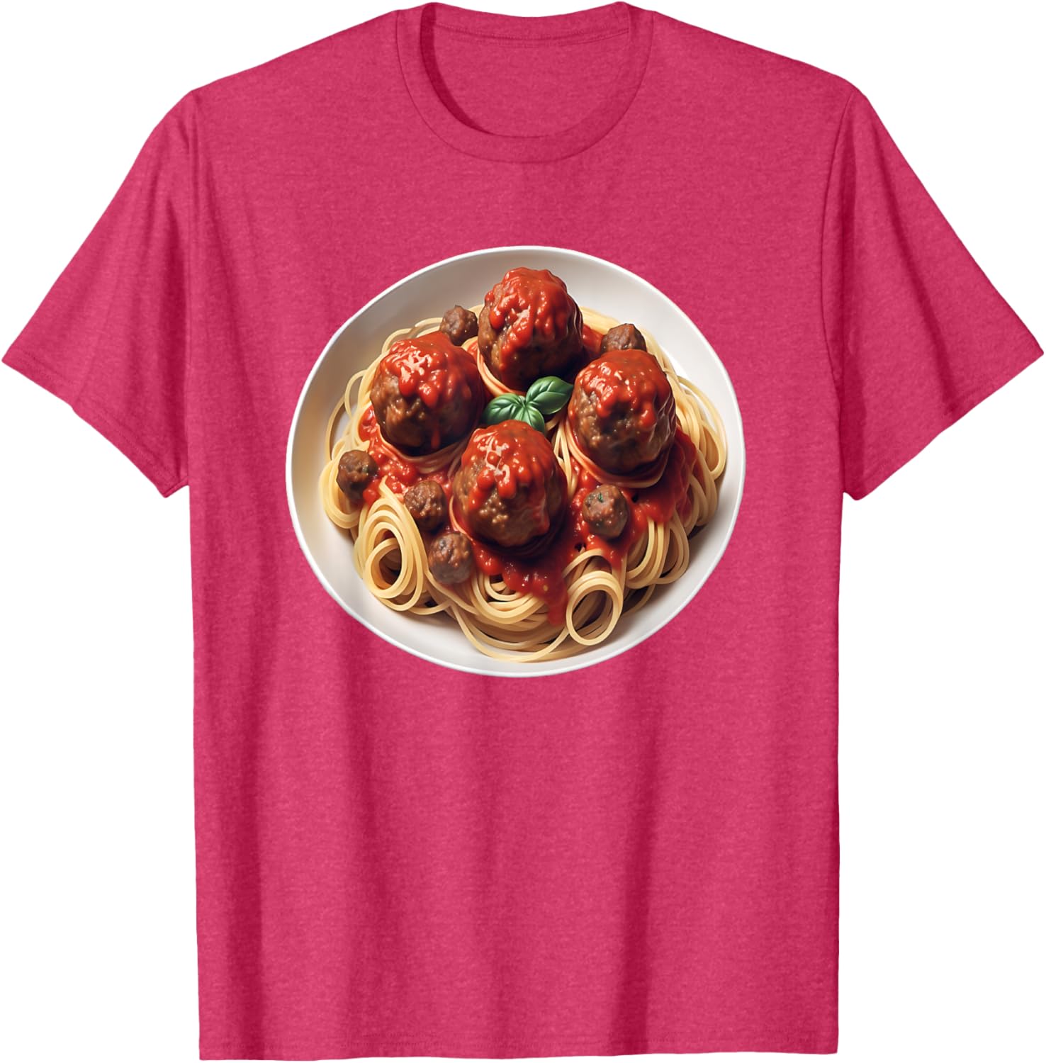 Spaghetti and Meatballs T-Shirt Fun Foodie Apparel for Pasta Lovers - 8