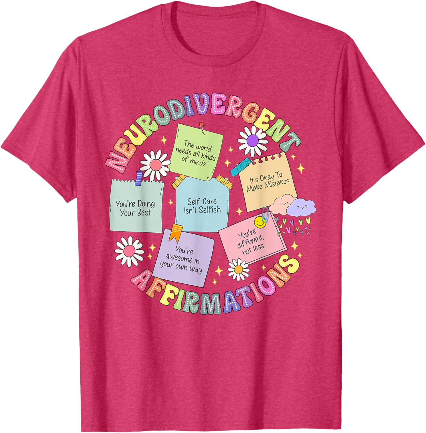 Neurodivergent Affirmations T-Shirt for Autism Awareness and Love - 13