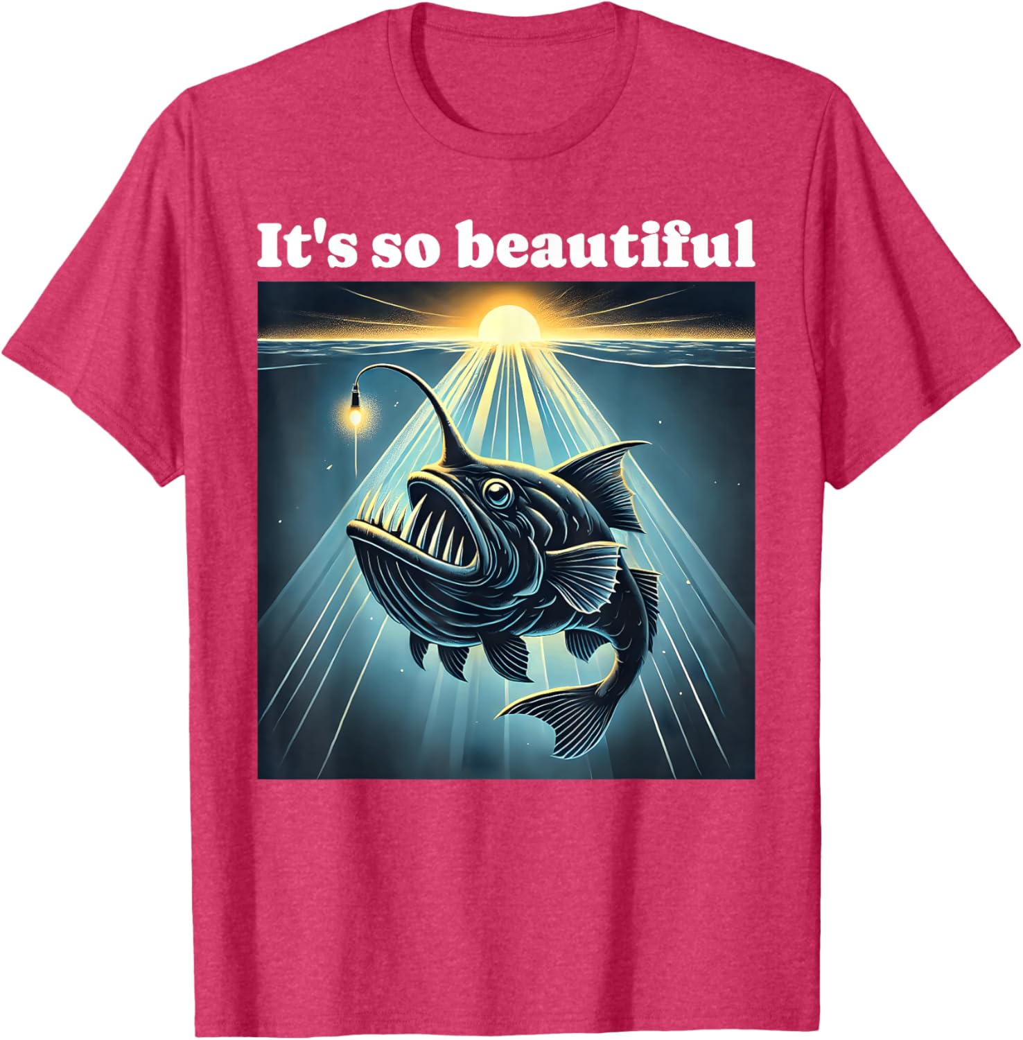 Anglerfish Found The Light T-Shirt for Ocean Lovers and Fishing Fans - 2