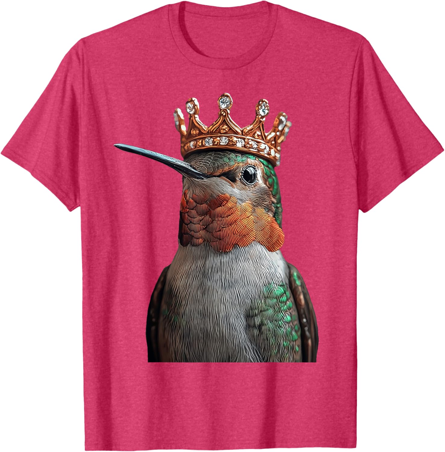 Hummingbird Crown T-Shirt for Nature Lovers - Stylish and Comfortable Design - 24