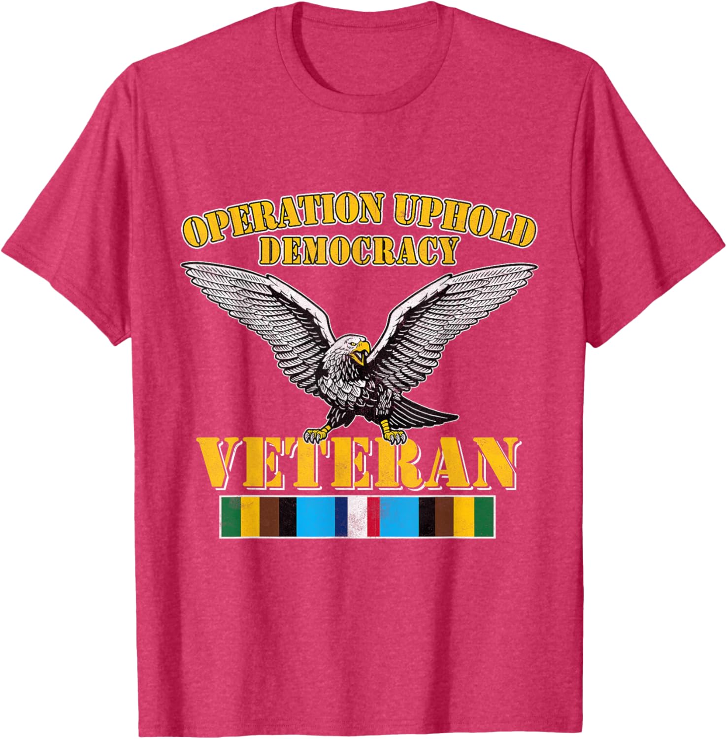 Veteran Operation Uphold Democracy Ribbon Haiti Vintage T-Shirt - 18