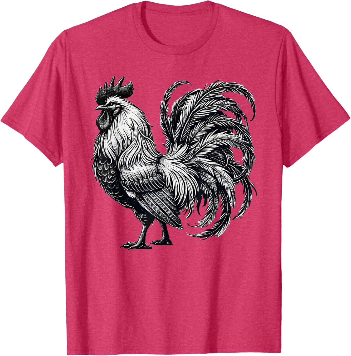 Rooster Chicken Art T-Shirt for Unique Style Lovers - 15