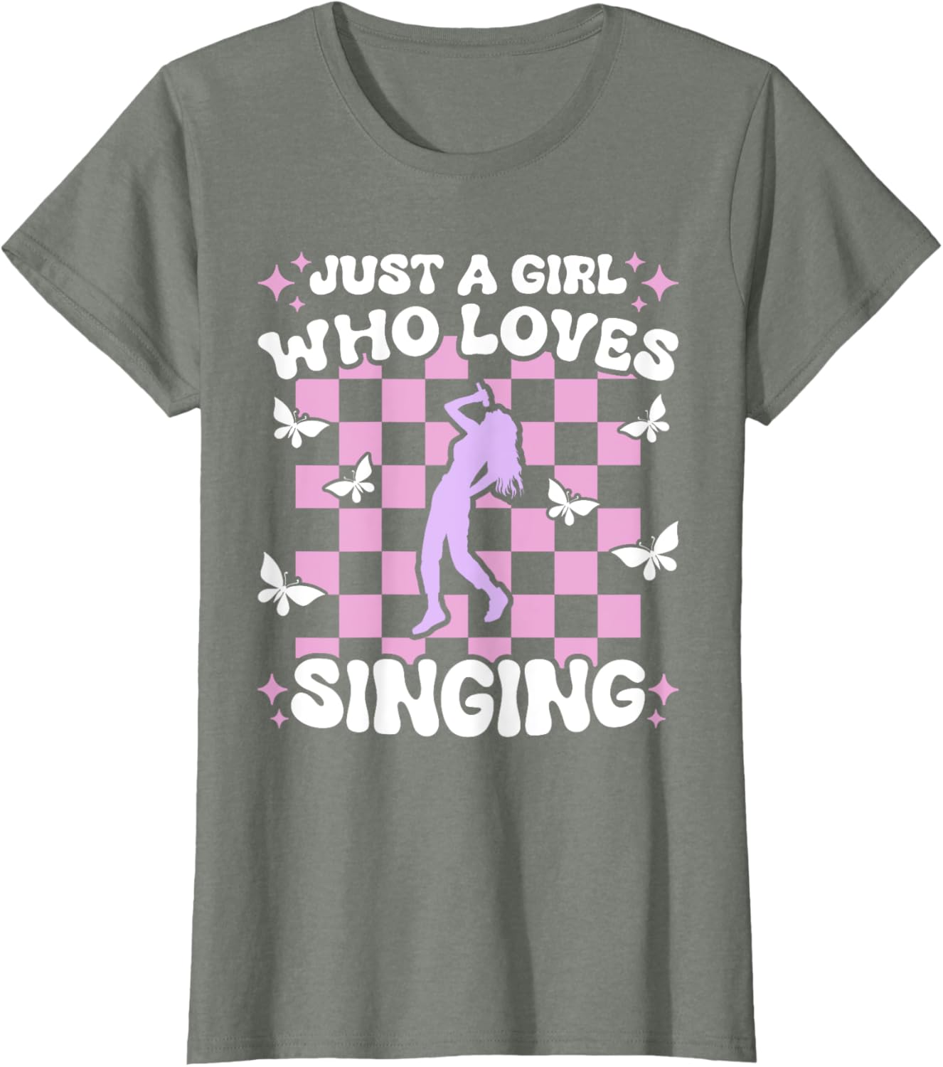 Just A Girl Who Loves Singing Girls T-Shirt for Music Lovers - 9