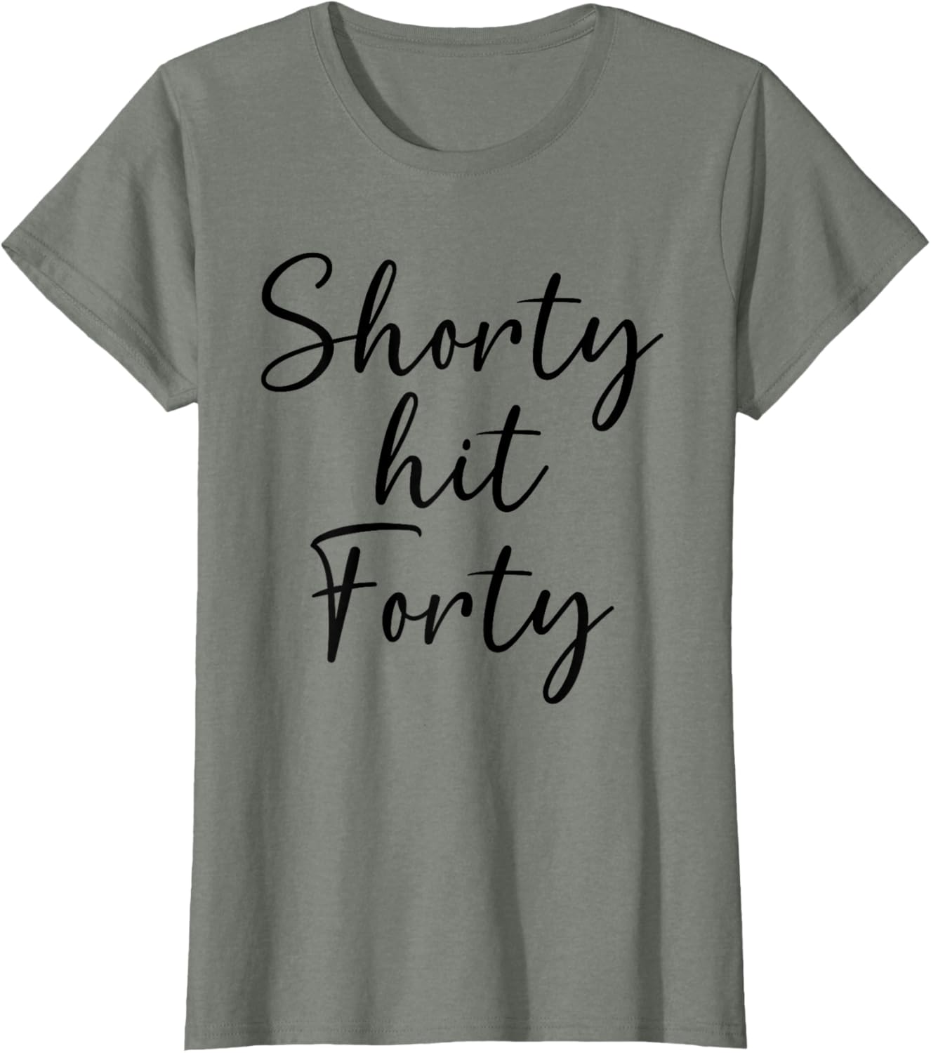 Shorty Hit Forty Women's T-Shirt for Fun 40th Birthday Celebration - 4