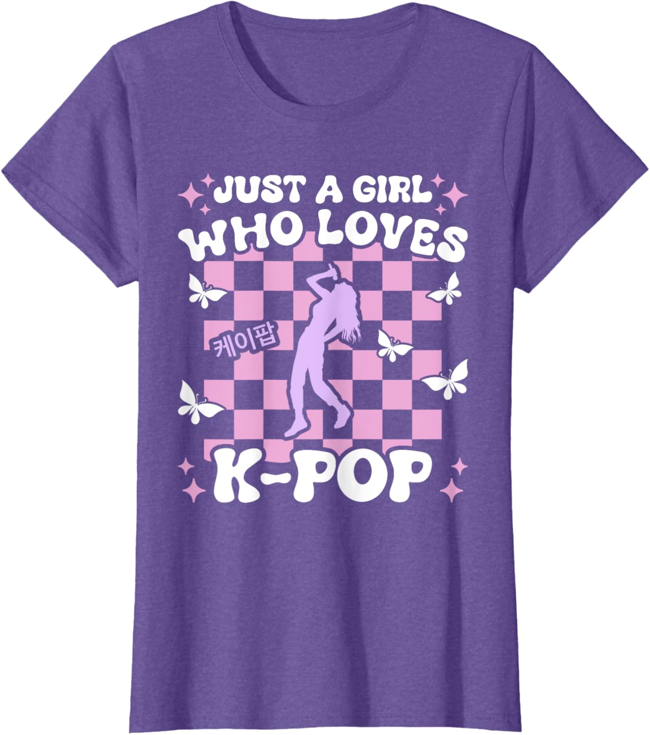 Just A Girl Who Loves K-Pop Girls Cute Teen K-Pop T-Shirt for Kids - 2